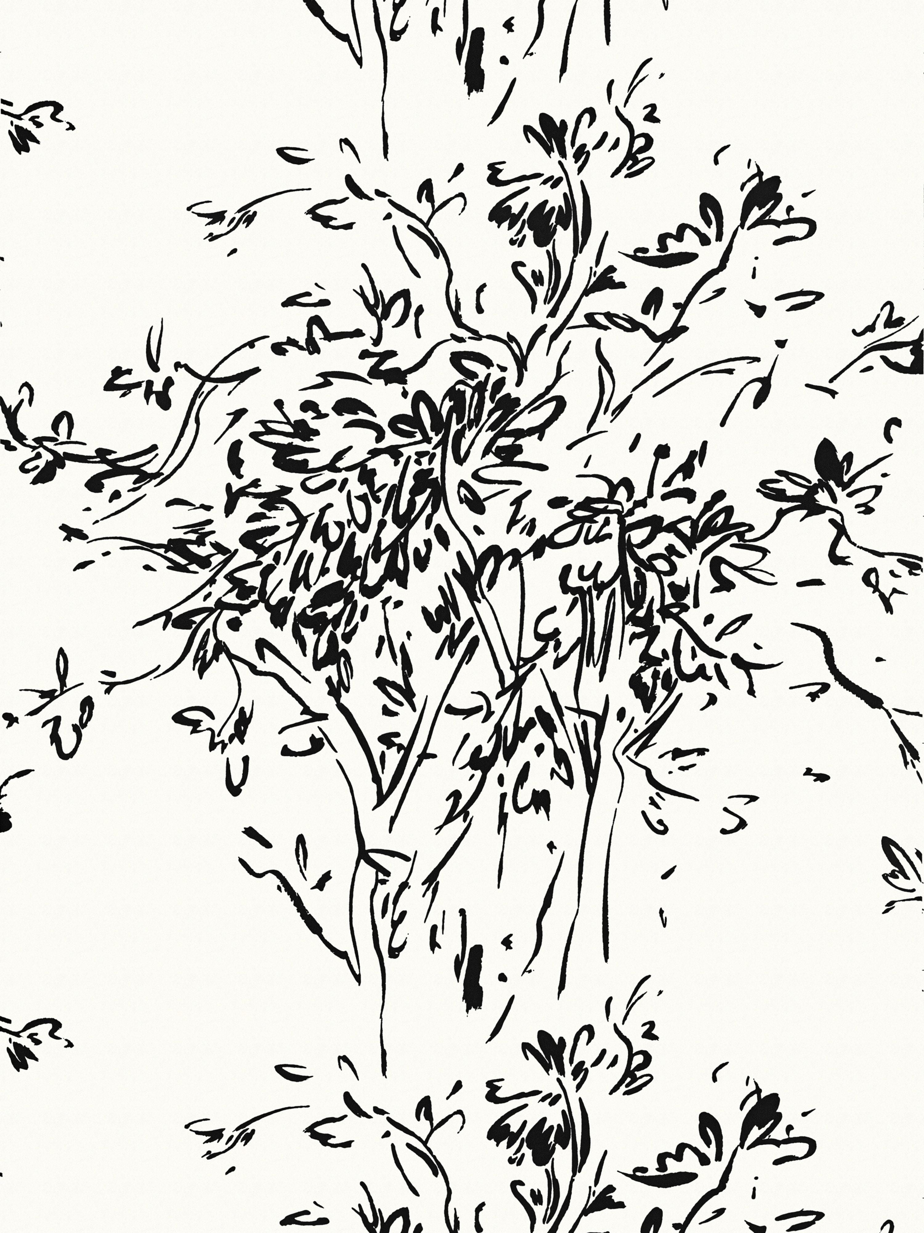 Kurt wallpaper in onyx color - pattern number WHN WP88594D0009 - by Scalamandre in the collection