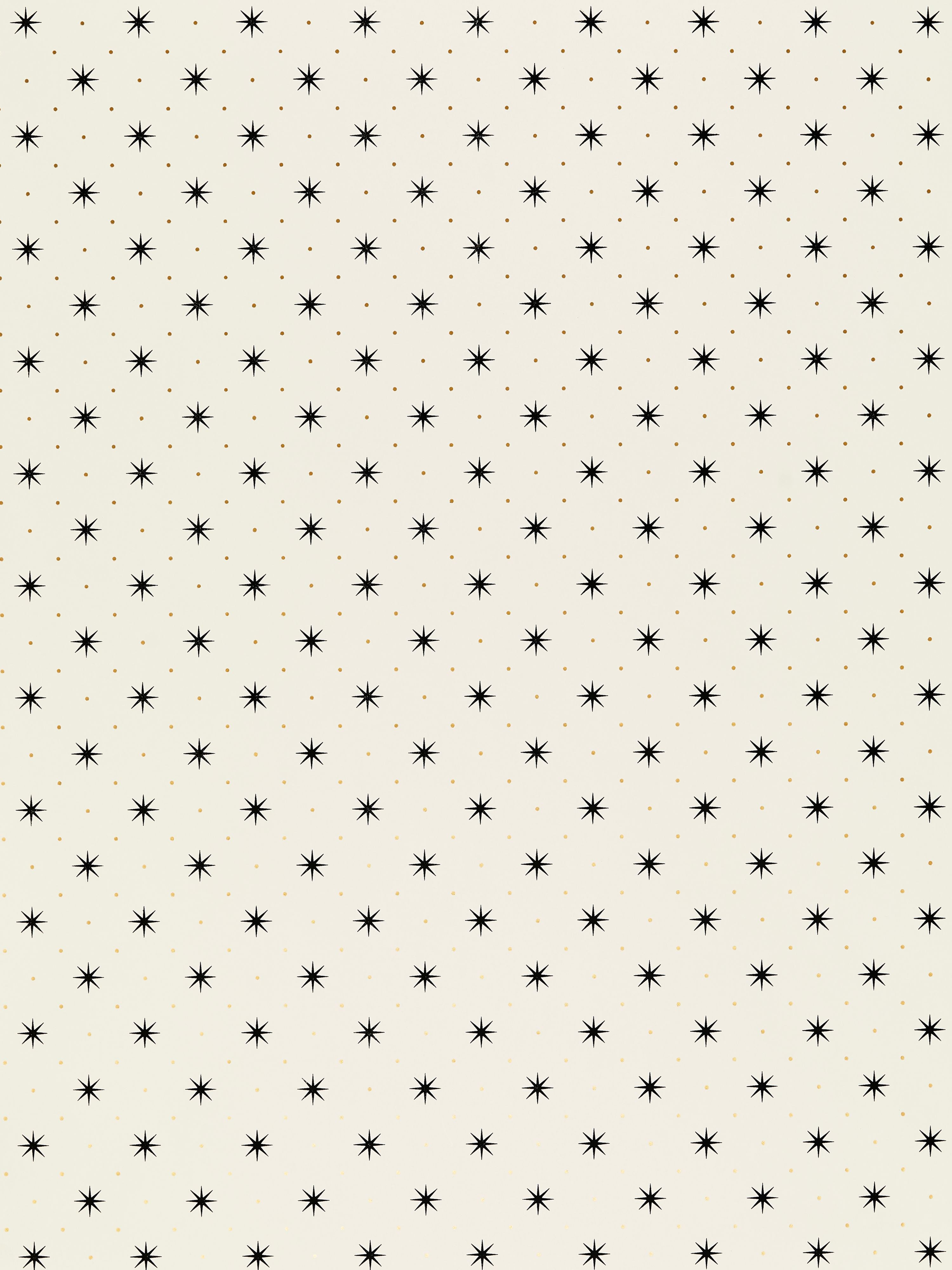 Trixie wallpaper in black gold on white color - pattern number WHN 000EP1003 - by Scalamandre in the collection