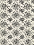 Fireworks fabric in black on offwhite color - pattern number WHN 000EP1020 - by Scalamandre in the  collection