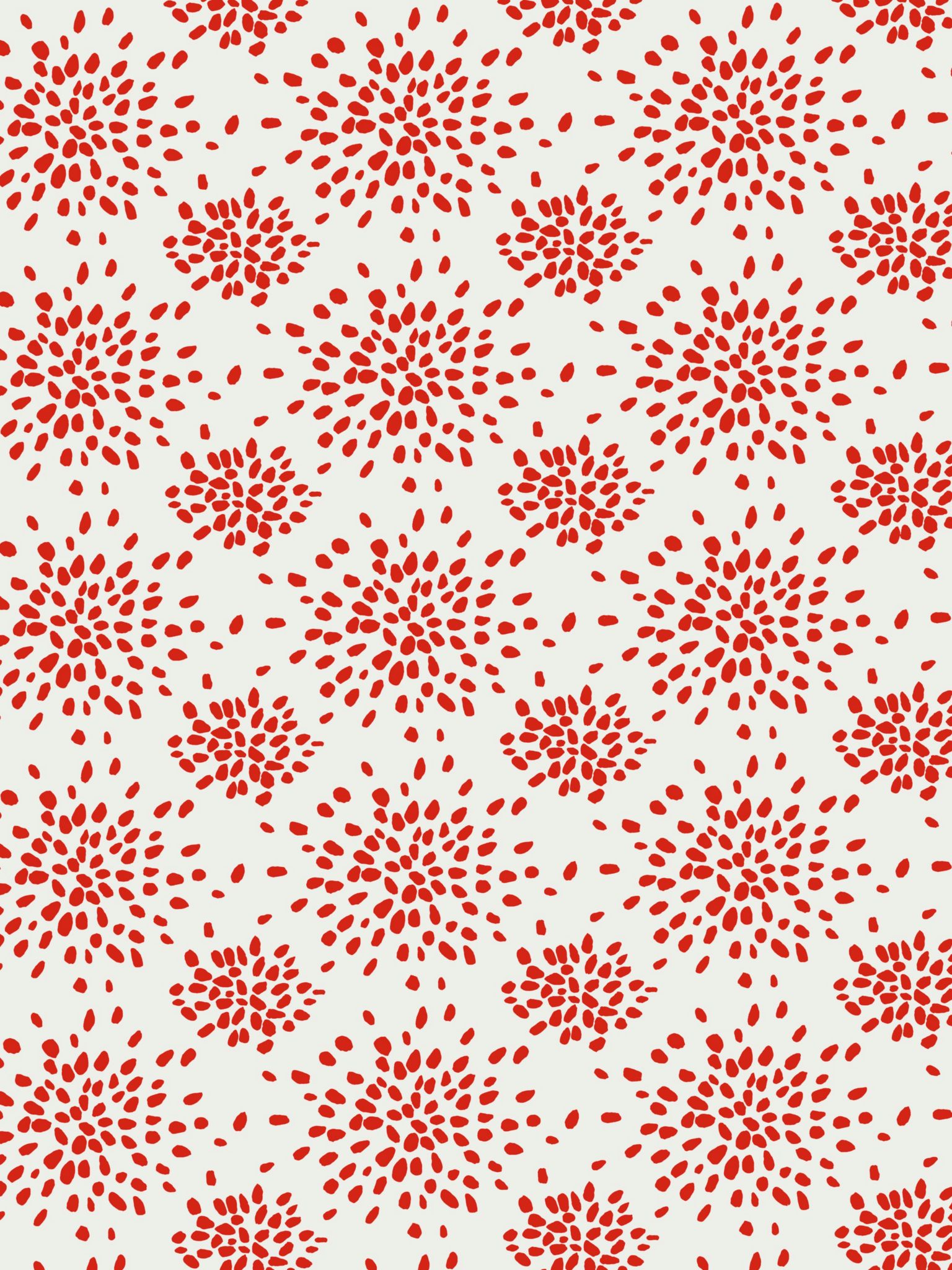 Fireworks fabric in red on white color - pattern number WHN 000RP1020 - by Scalamandre in the collection