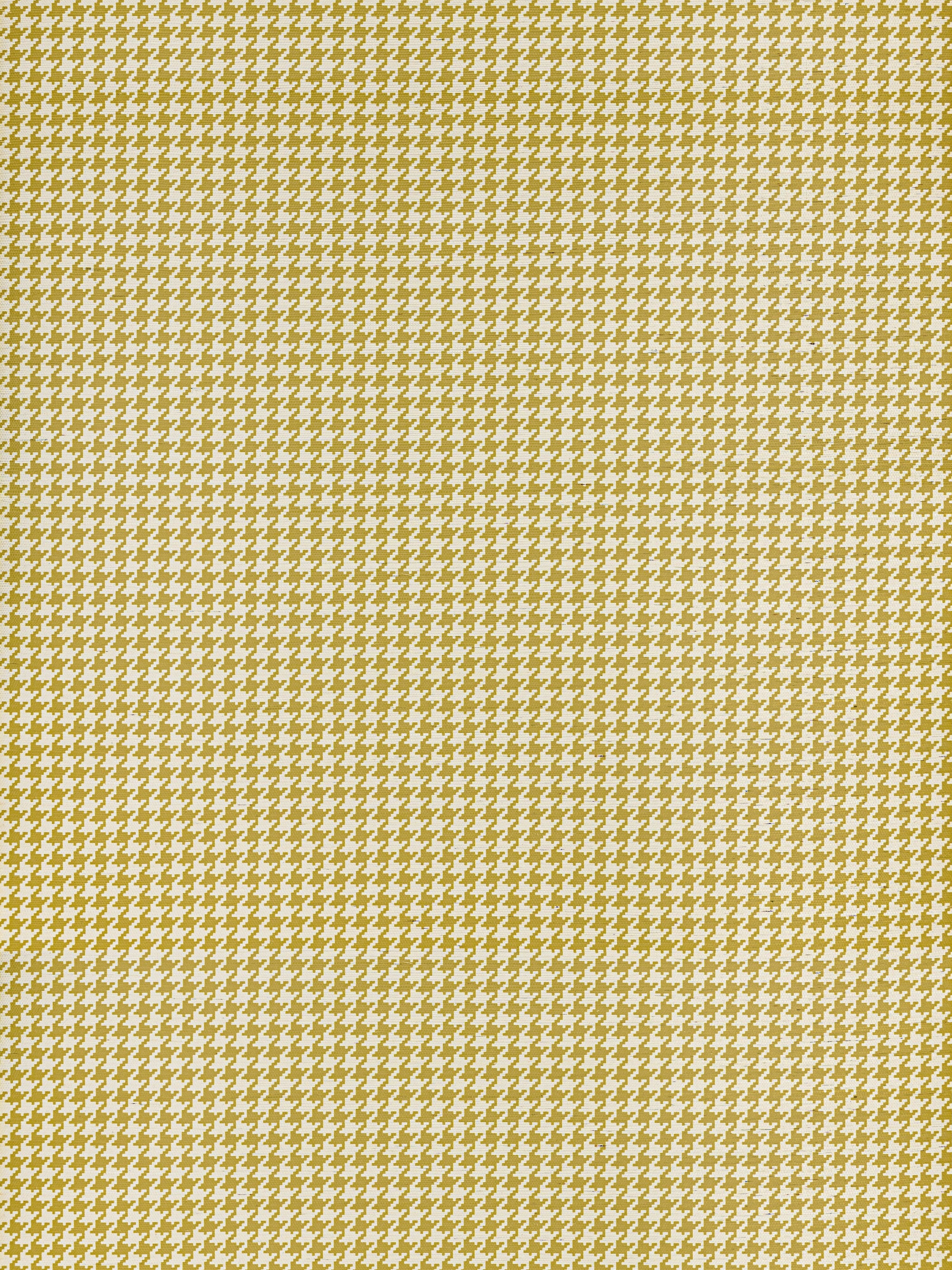 Houndstooth Sisal wallpaper in maize color - pattern number WHN WP88601D0010 - by Scalamandre in the collection