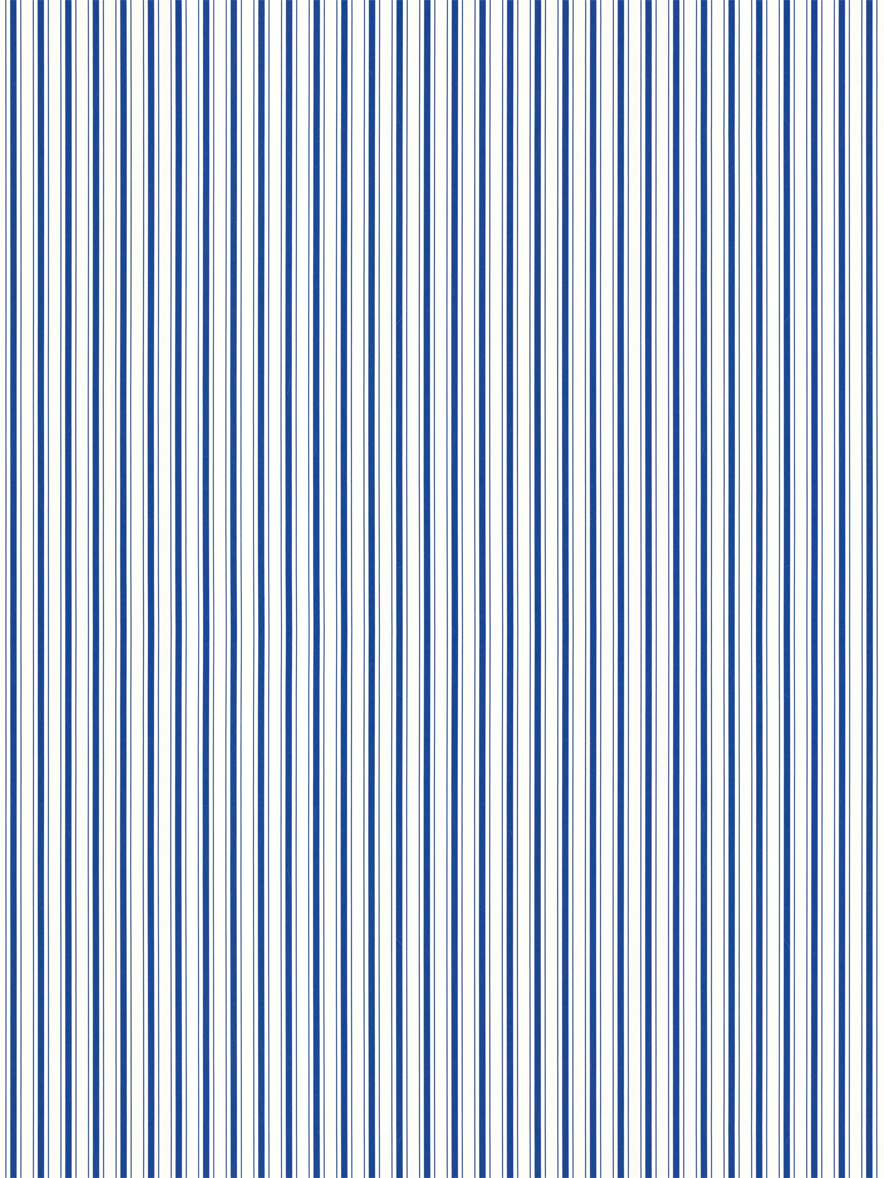 Johnson Stripe wallpaper in cobalt color - pattern number WHN WP88596D0015 - by Scalamandre in the collection