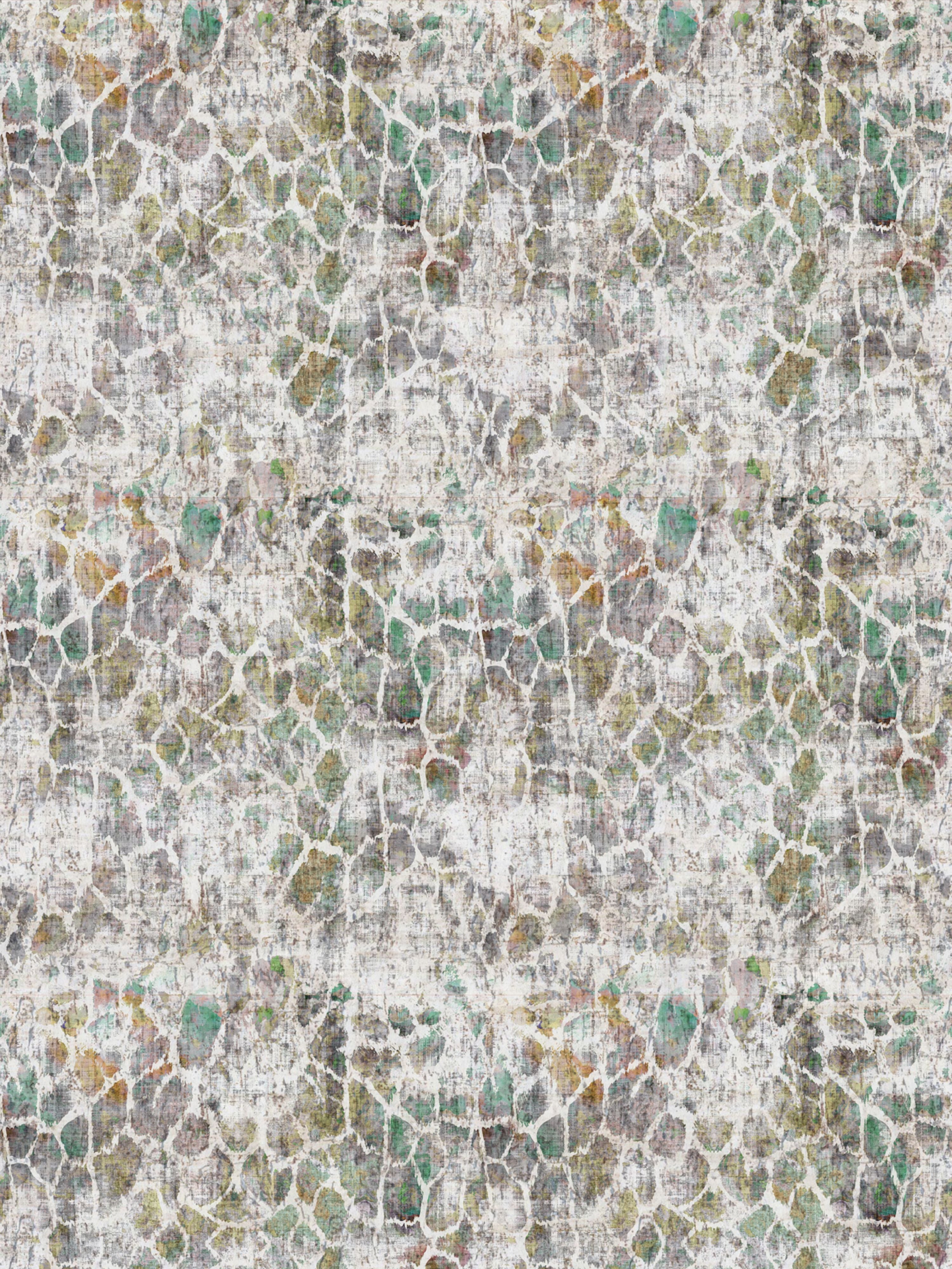 Giraffe wallpaper in fall color - pattern number WNM 0001GIRA - by Scalamandre in the collection