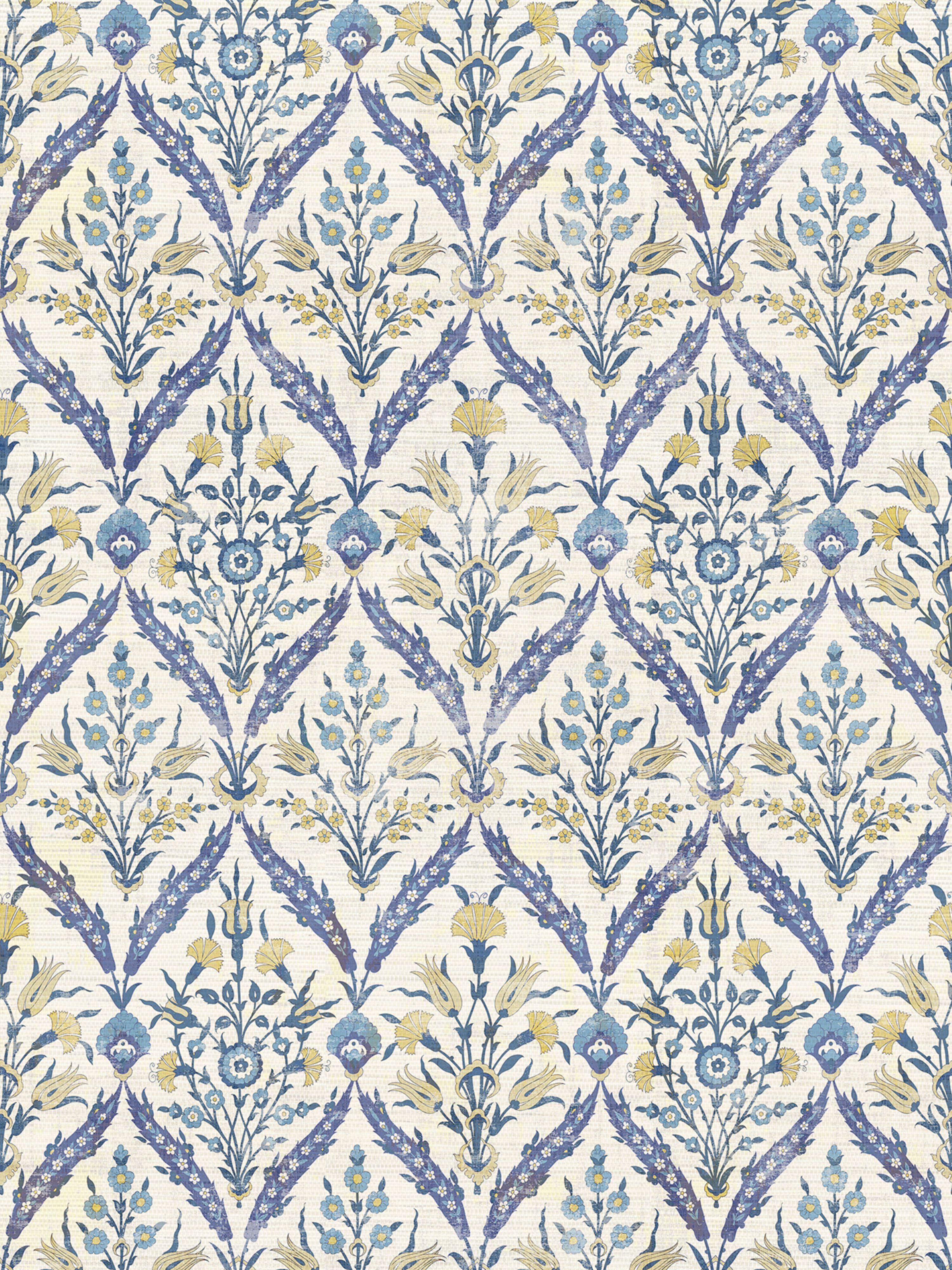 Pomegranate Tulip wallpaper in classic color - pattern number WNM 0001POMT - by Scalamandre in the collection