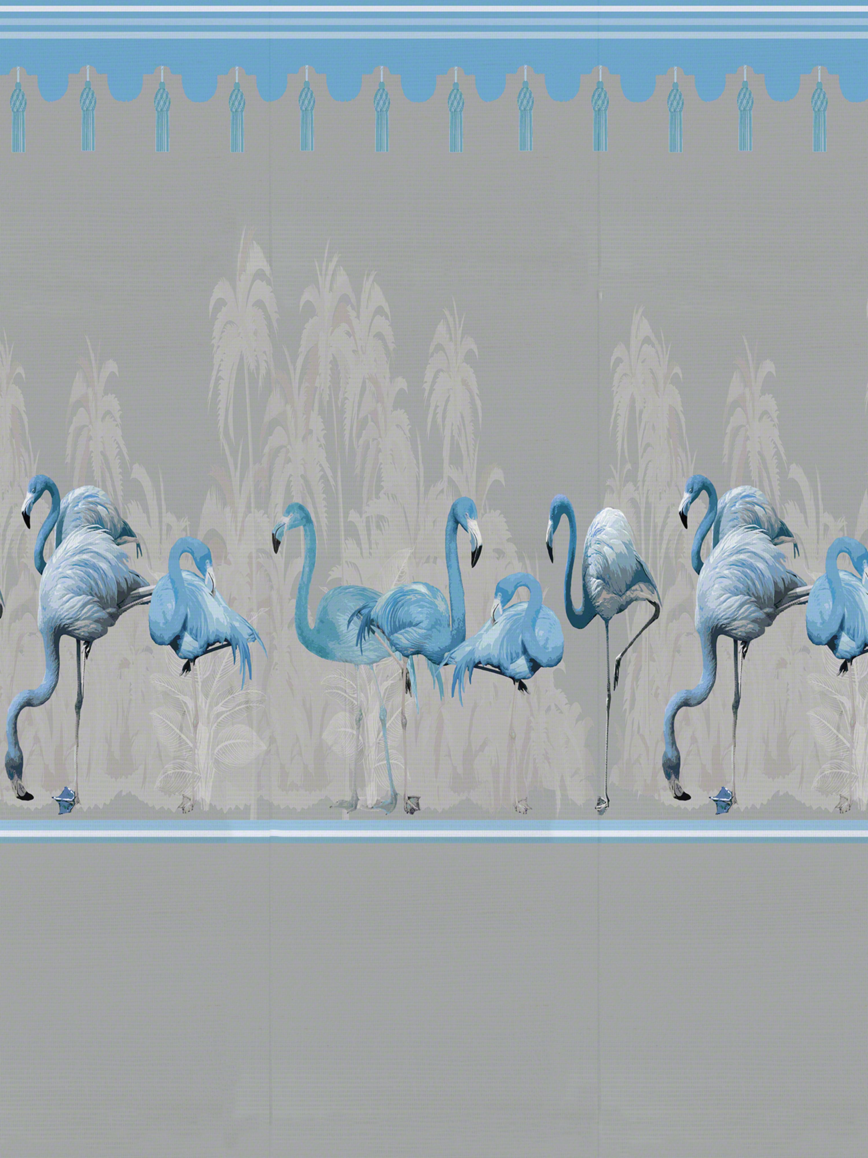 Palm Springs Dyptich Left Panel wallpaper in beverley color - pattern number WNM 0001PSLP - by Scalamandre in the collection