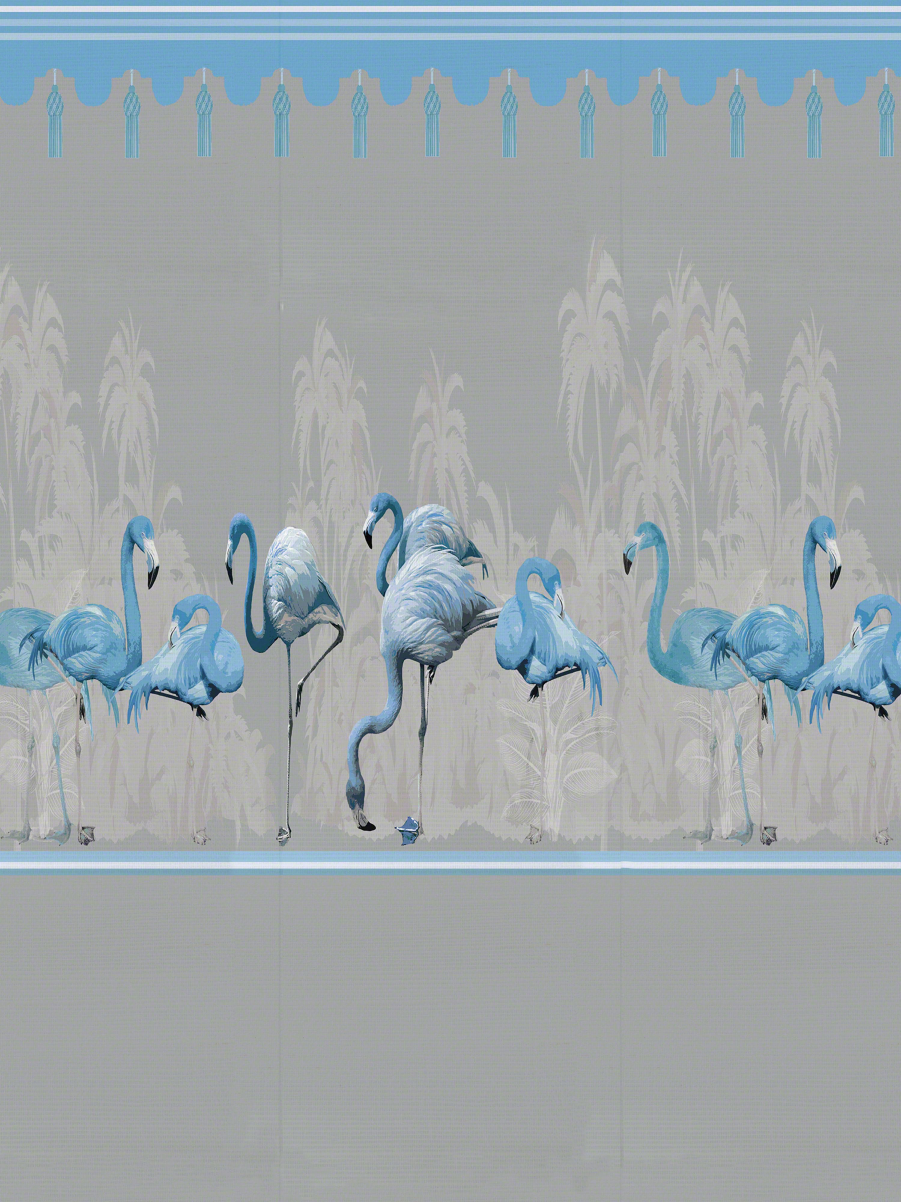 Palm Springs Dyptich Right Panel wallpaper in beverley color - pattern number WNM 0001PSRP - by Scalamandre in the collection