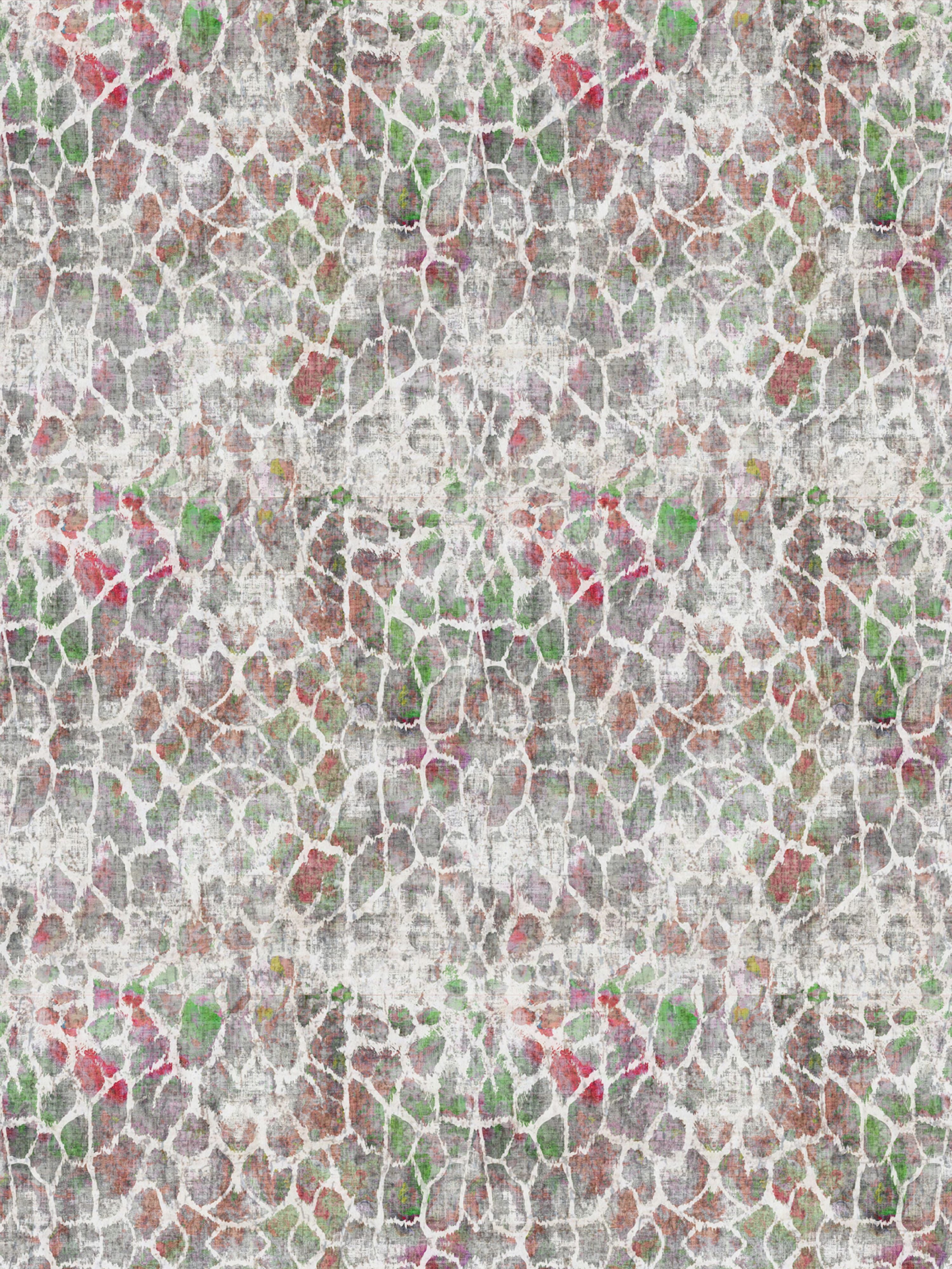 Giraffe wallpaper in holiday color - pattern number WNM 0002GIRA - by Scalamandre in the collection