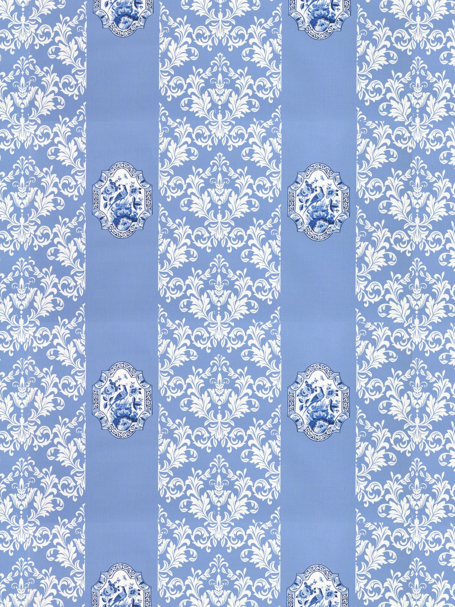 Imperial fabric in blue color - pattern number WNM 0002IMPE - by Scalamandre in the collection