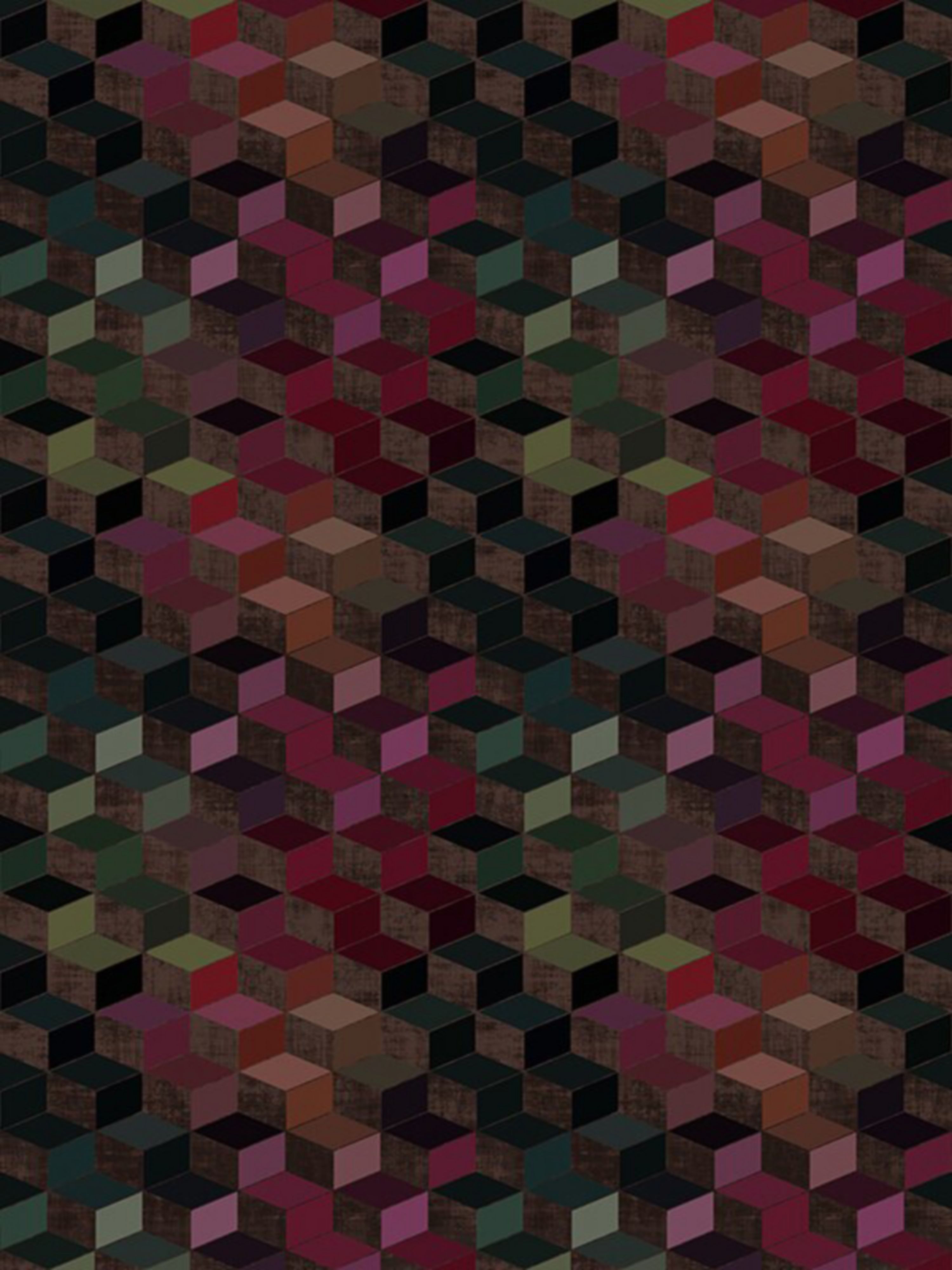 Modern Steps wallpaper in autumn color - pattern number WNM 0002MODE - by Scalamandre in the collection