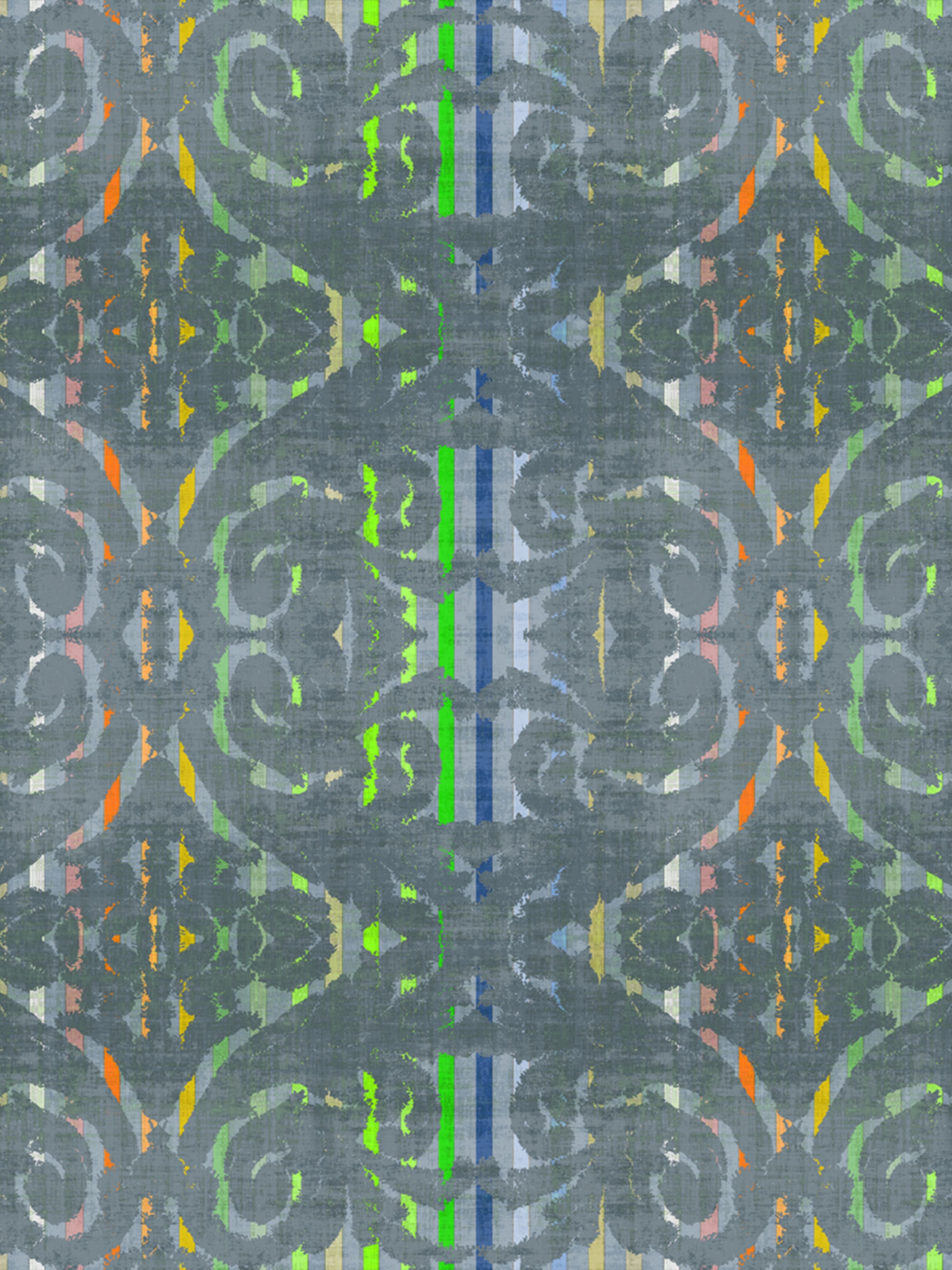 Dapper wallpaper in ice color - pattern number WNM 0003DAPP - by Scalamandre in the collection