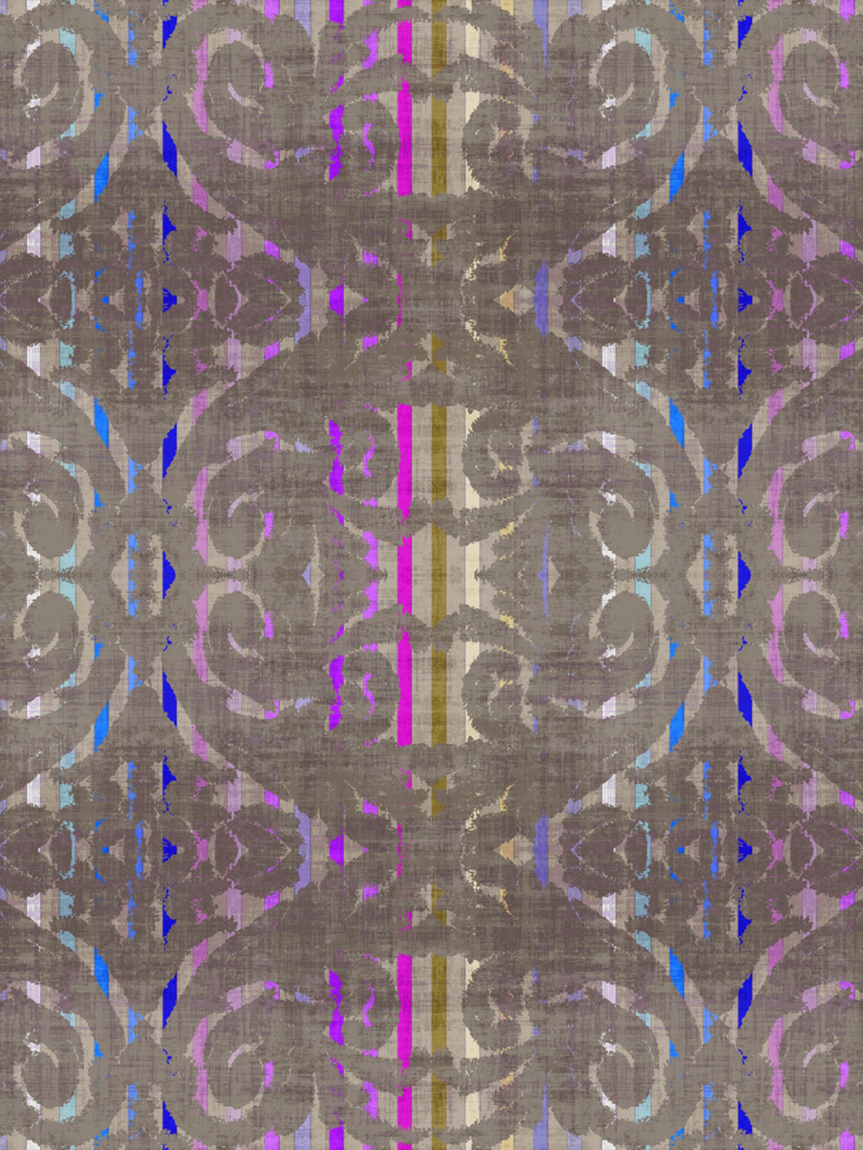 Dapper wallpaper in taupe color - pattern number WNM 0004DAPP - by Scalamandre in the collection