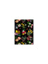 Flora and Fauna fabric in black color - pattern number WNM 0006FLOR - by Scalamandre in the  collection