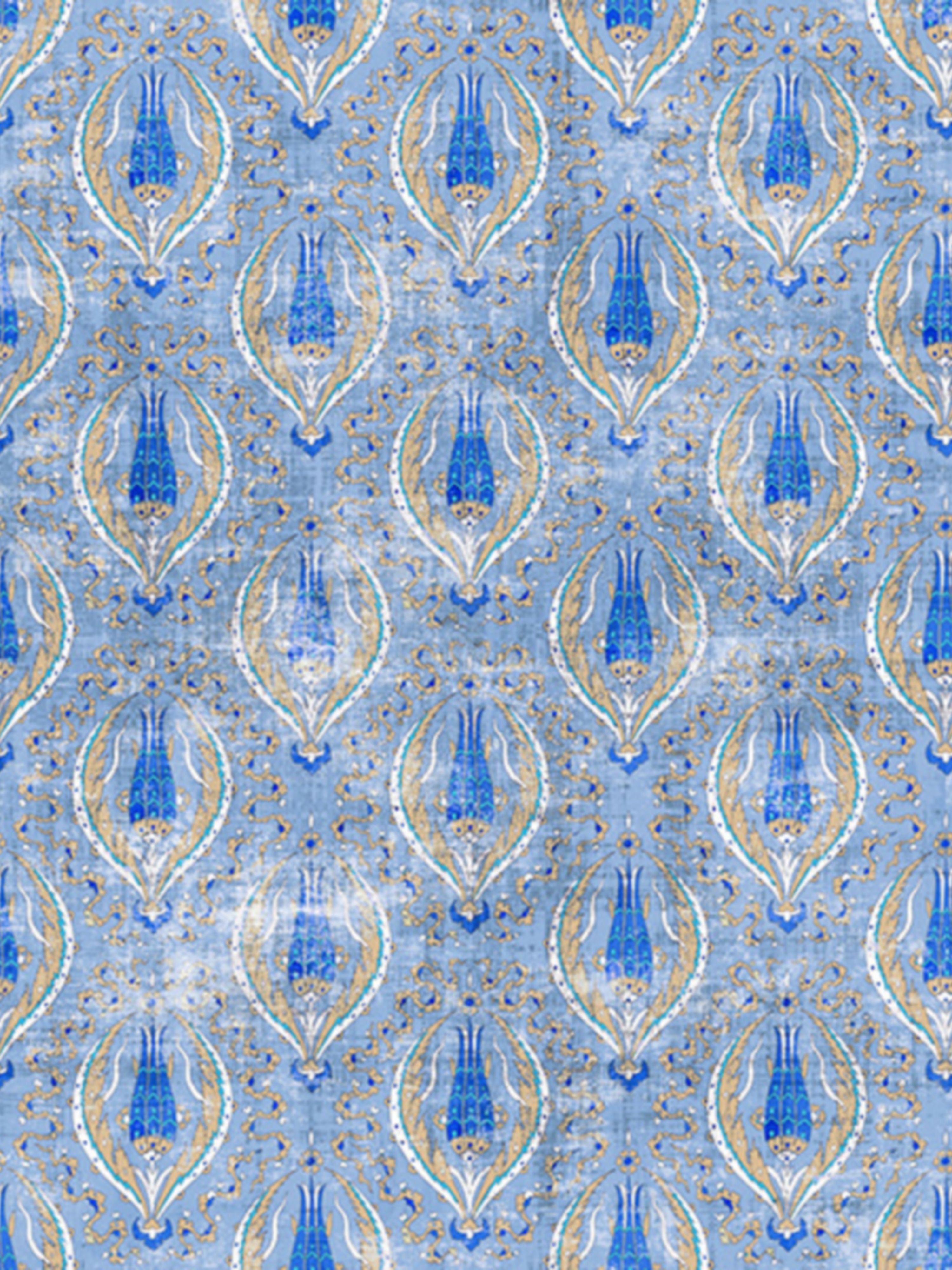 Byzantine Jewel wallpaper in classic color - pattern number WNM 1009BYZA - by Scalamandre in the collection