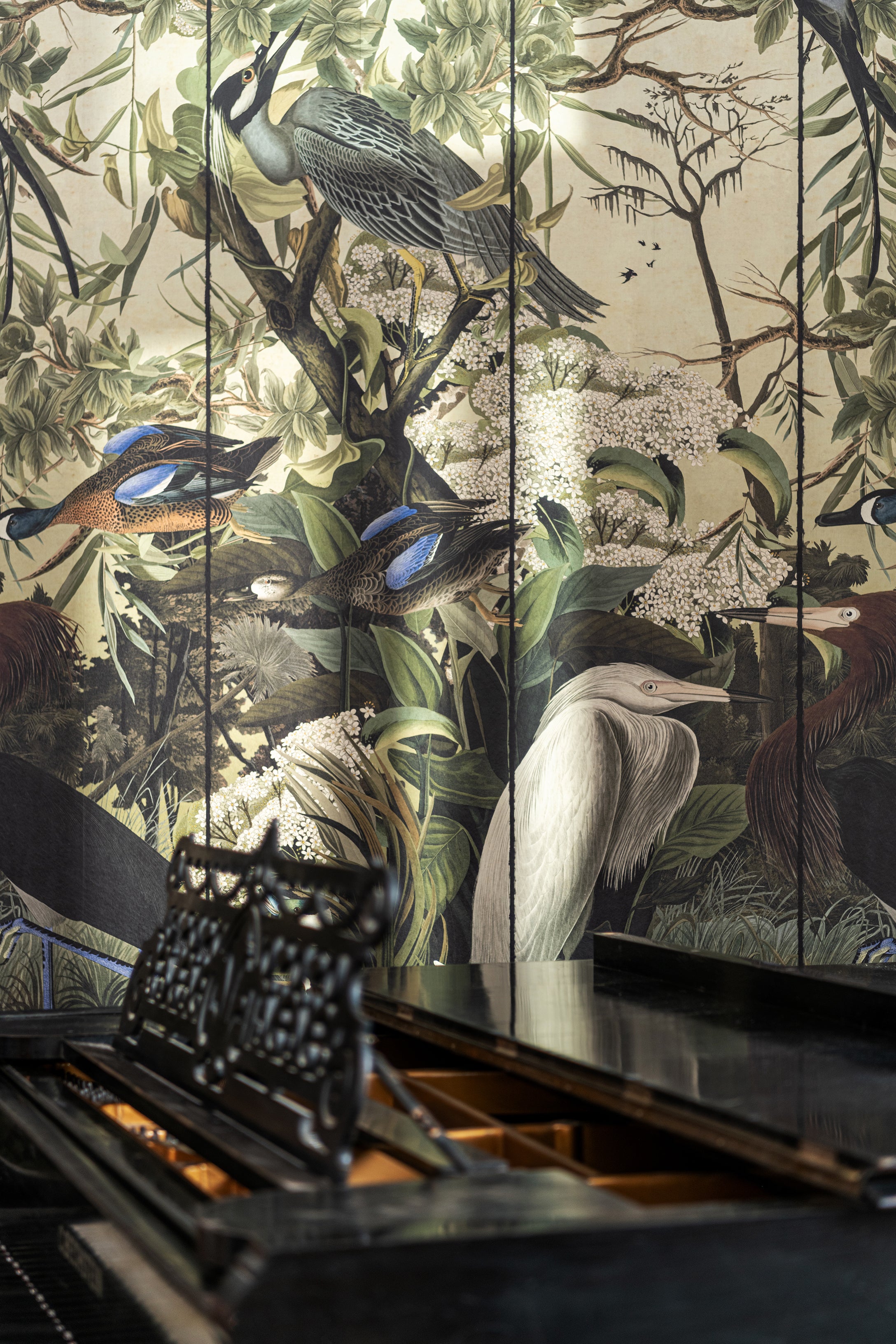 Danubian Tale wallpaper in green blue color - pattern number WP20719 - by Mind the Gap in the The Wetlands collection
