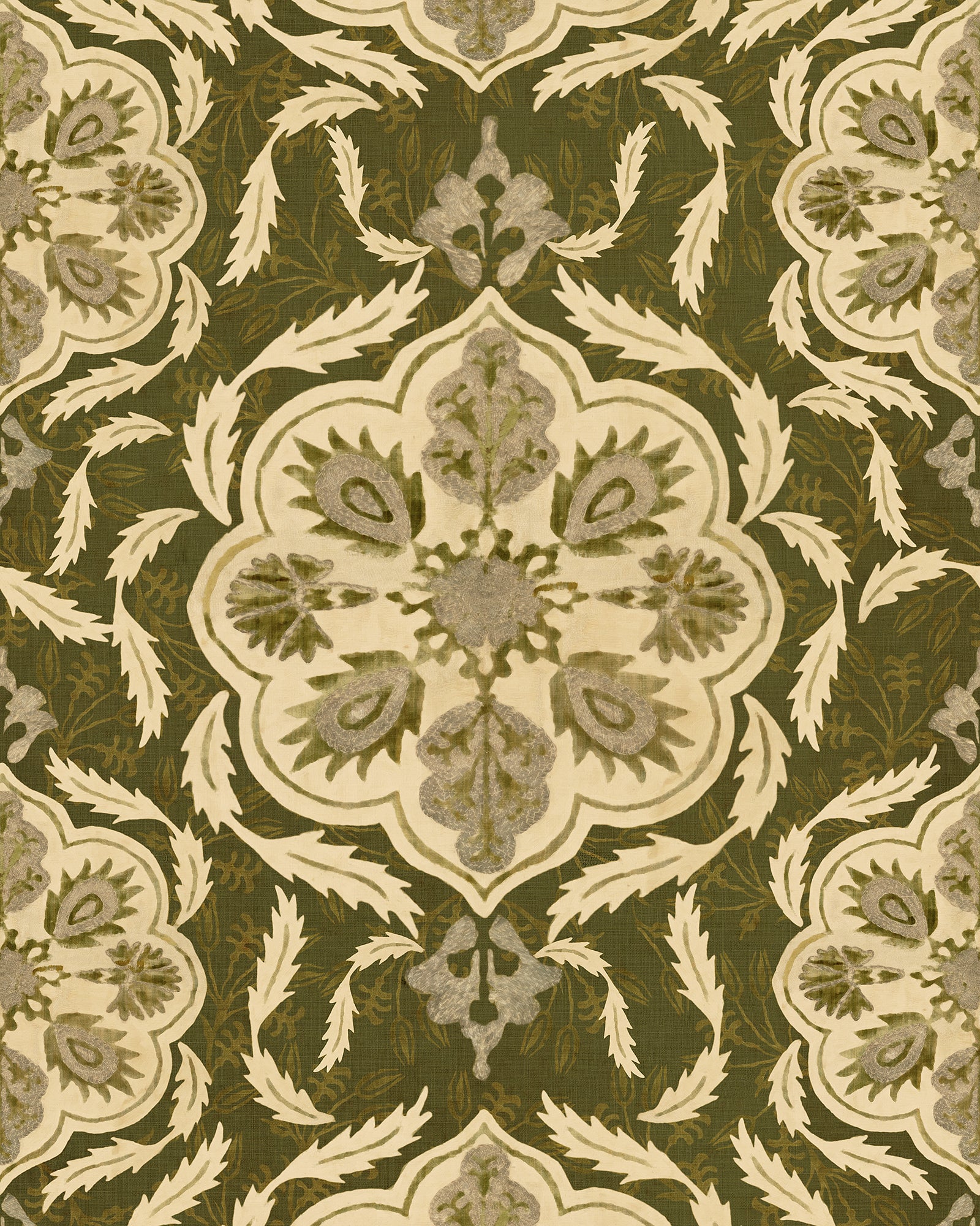Ottoman wallpaper in green color - pattern number WP20729 - by Mind the Gap in the The Wetlands collection