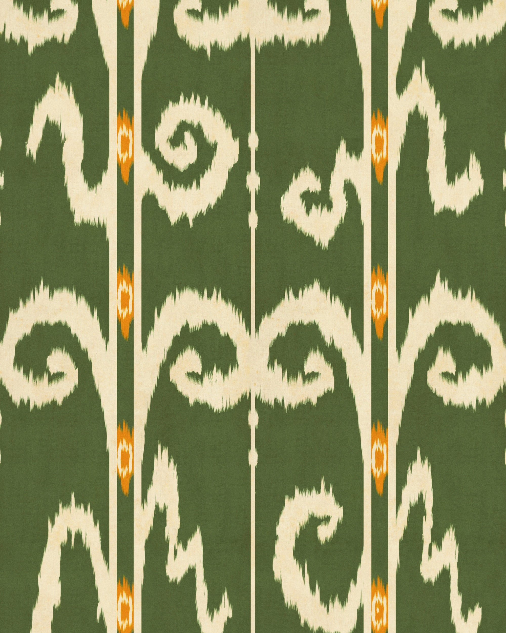Elysia Ikat Wallpaper in fern color - pattern number WP20907 - by Mind the Gap in the Transylvanian Rhapsody collection