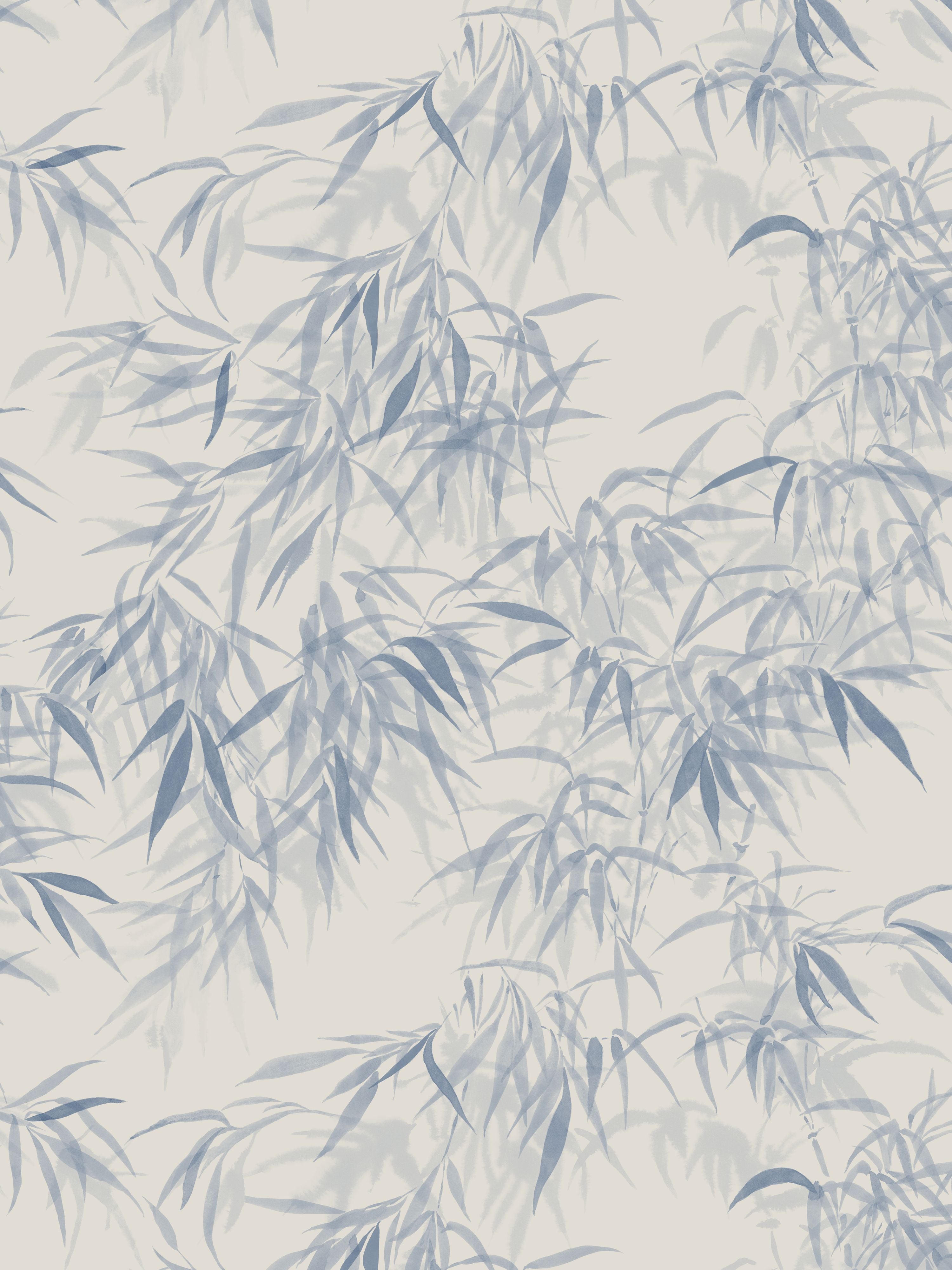 Jon wallpaper in indigo blue color - pattern number WSB 0005S1011 - by Scalamandre in the collection