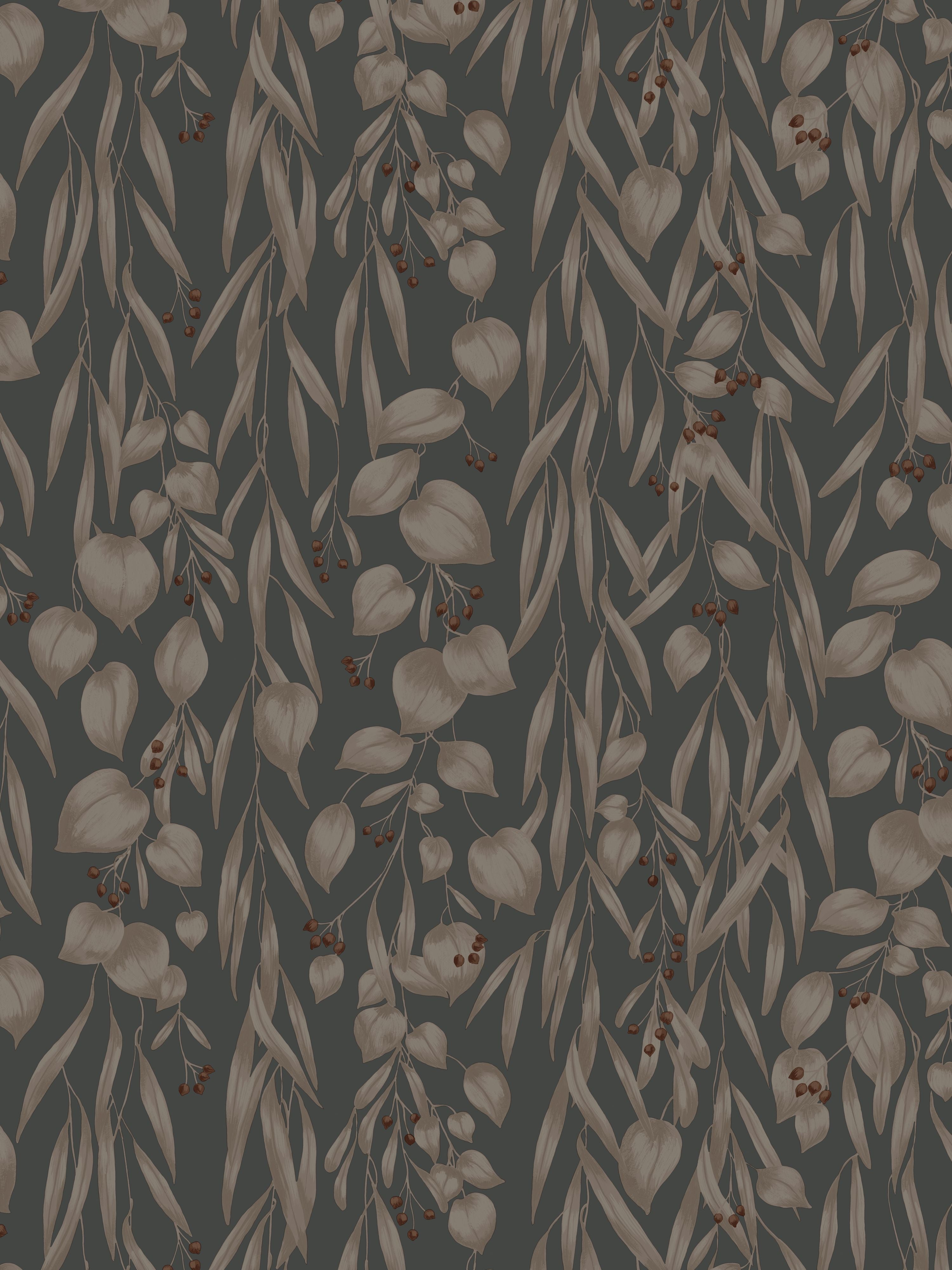 Sara wallpaper in indigo blue color - pattern number WSB 0017S101 - by Scalamandre in the collection