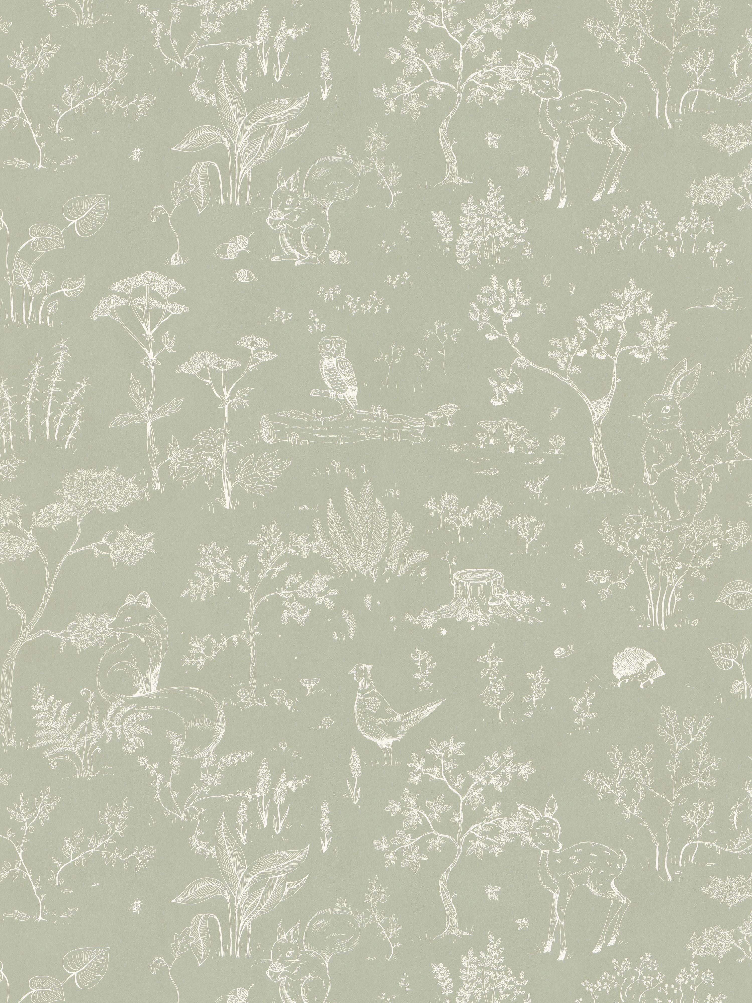 Hollie wallpaper in pistachio color - pattern number WSB 00380232 - by Scalamandre in the collection