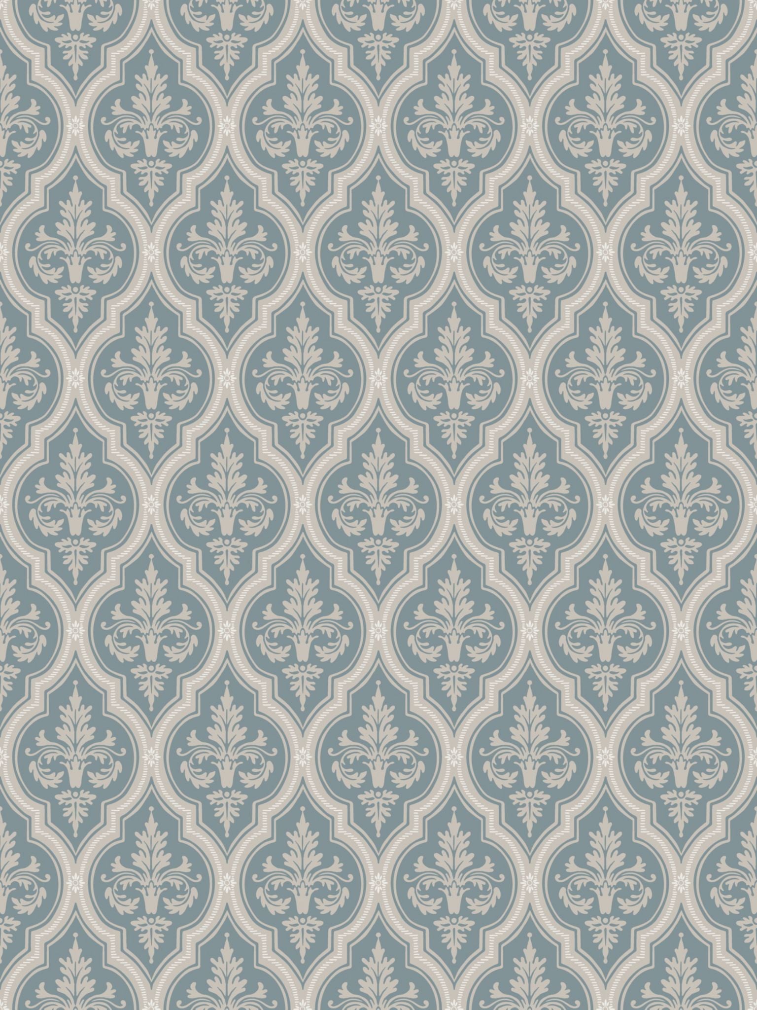 Lillie fabric in indigo blue color - pattern number WSB 00460829 - by Scalamandre in the collection