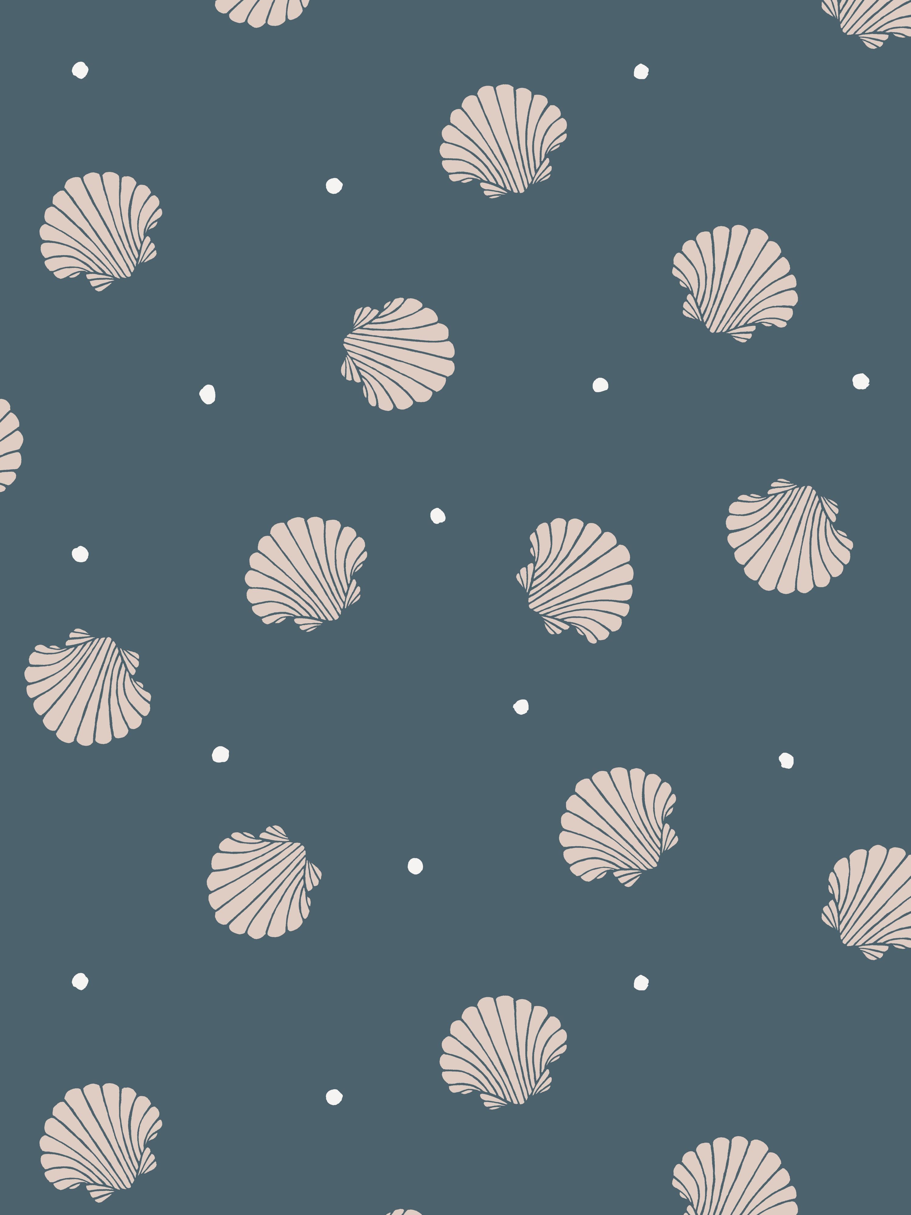 Rio wallpaper in dark blue color - pattern number WSB 00760825 - by Scalamandre in the collection