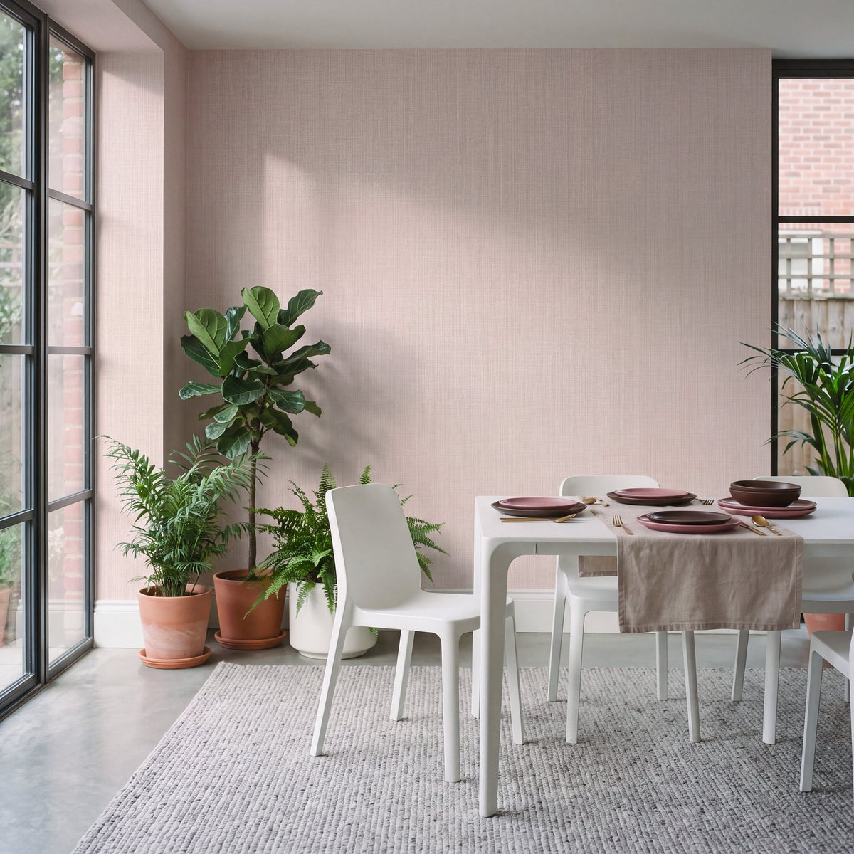 Vertical Streak Wallpaper in Beige color - pattern number WT71753 - by Galerie in the Wall Textures collection