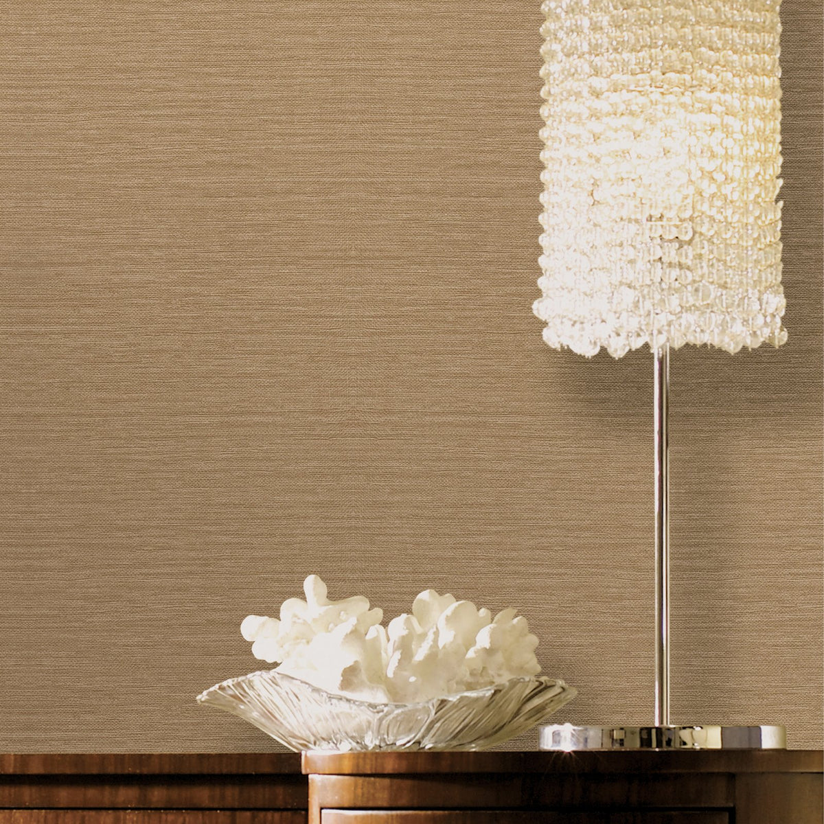 Horizontal Grain Wallpaper in Bronze Brown color - pattern number WT71779 - by Galerie in the Wall Textures collection