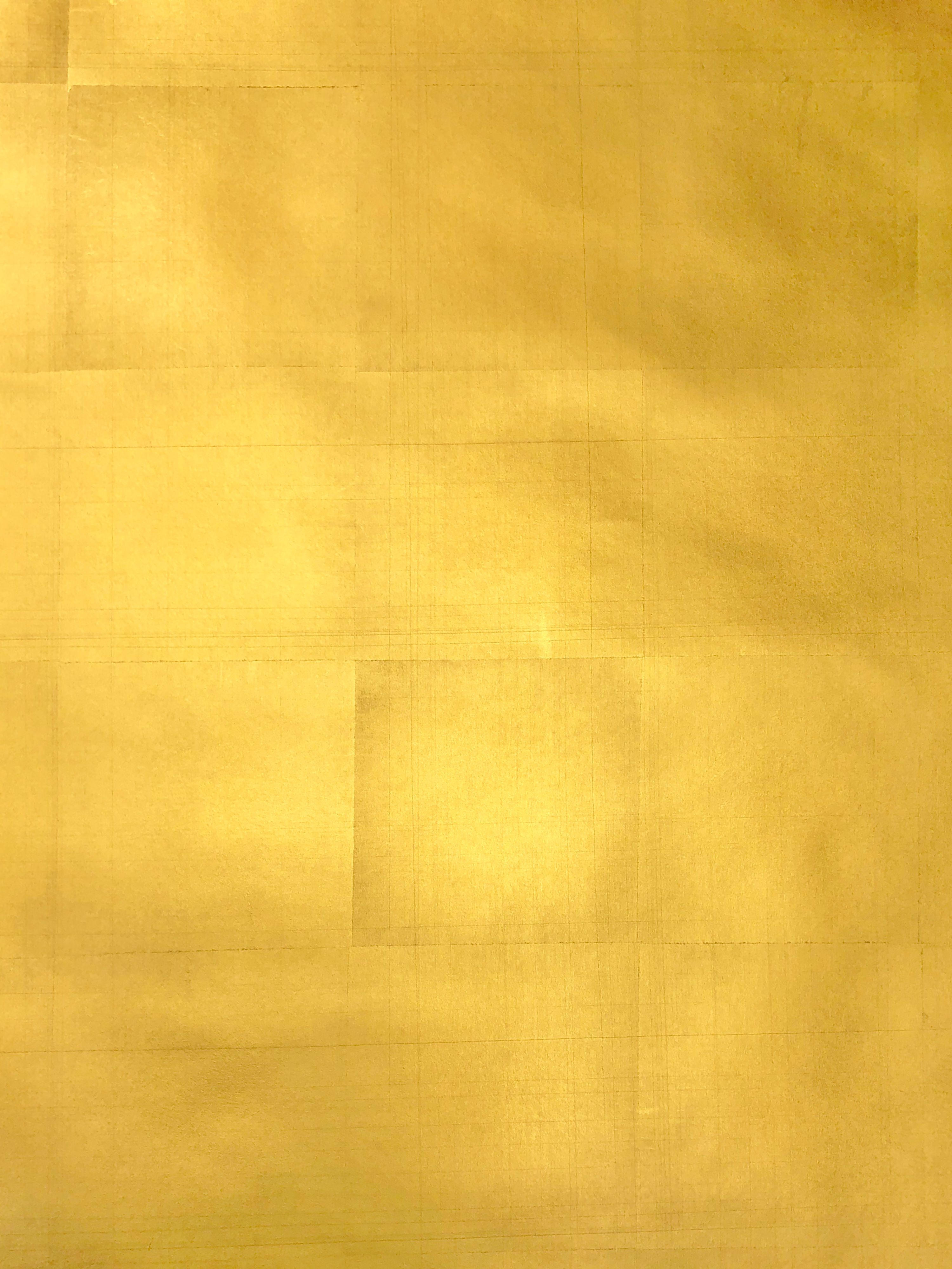 Tea Leaf wallpaper in gold color - pattern number WTO GA30 - by Scalamandre in the collection