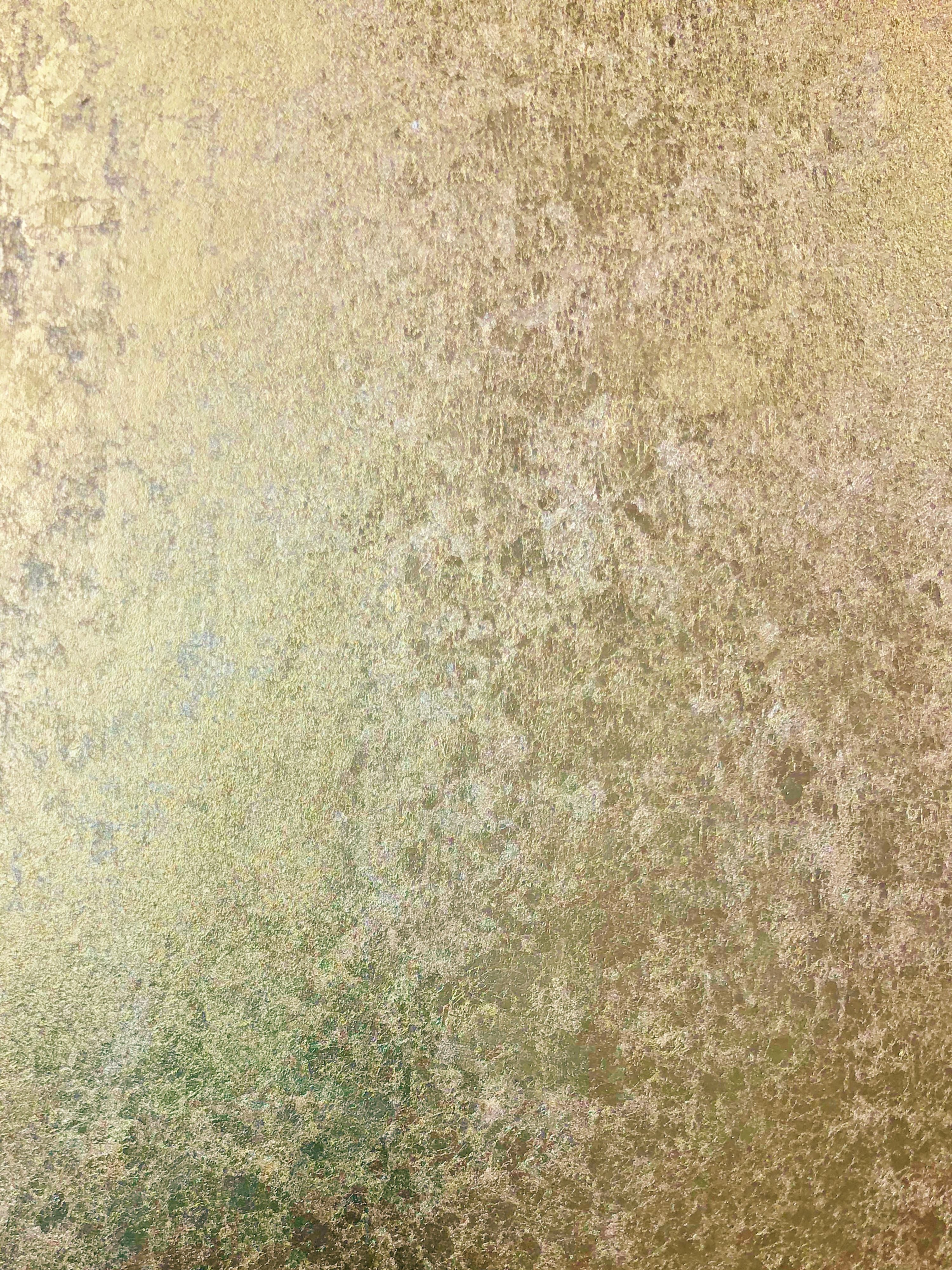 Hand Hammered Leaf wallpaper in platinum color - pattern number WTO ML294 - by Scalamandre in the collection
