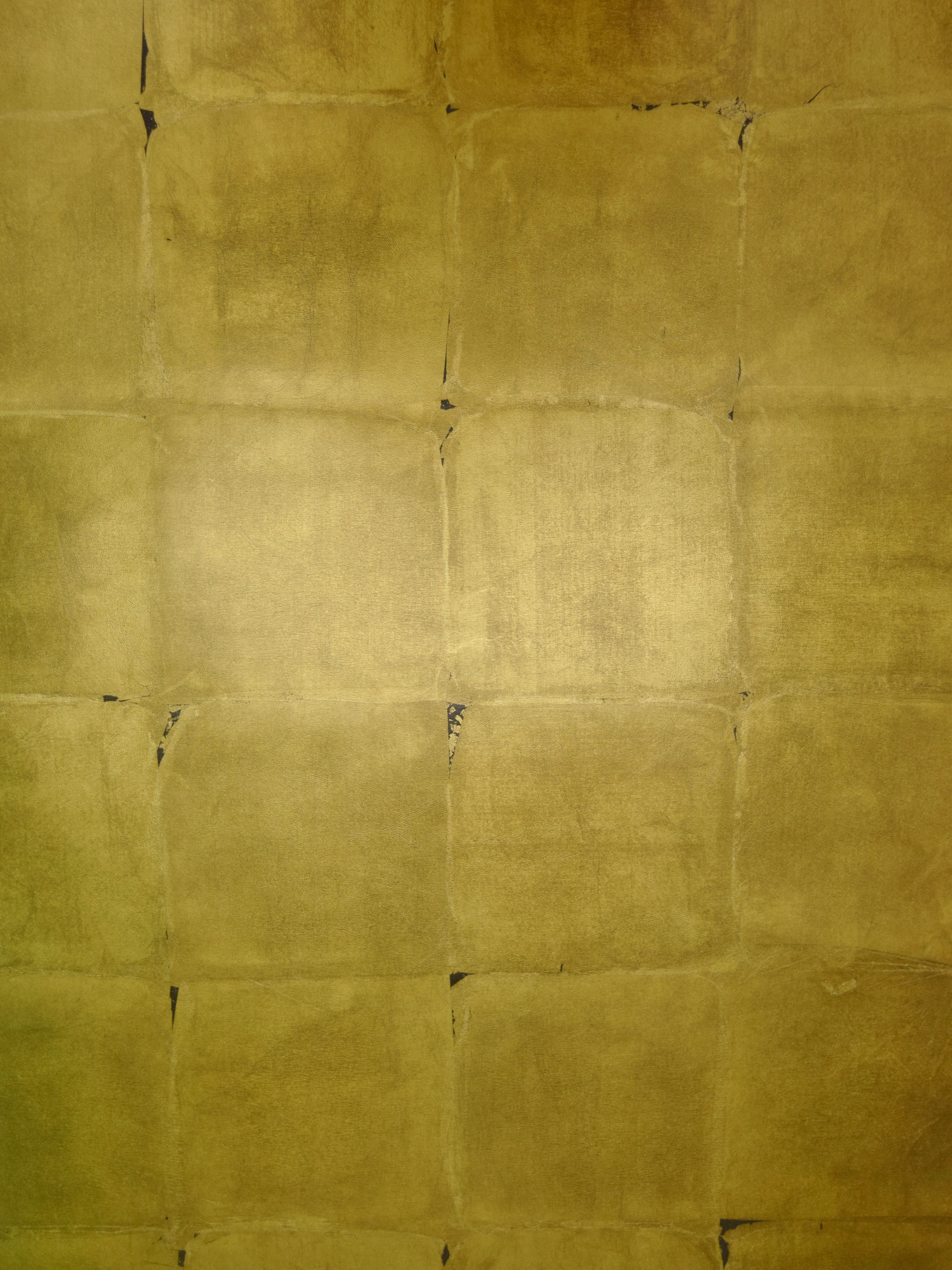 Gilded Leaf Rv wallpaper in golden onyx color - pattern number WTO RV2433 - by Scalamandre in the collection