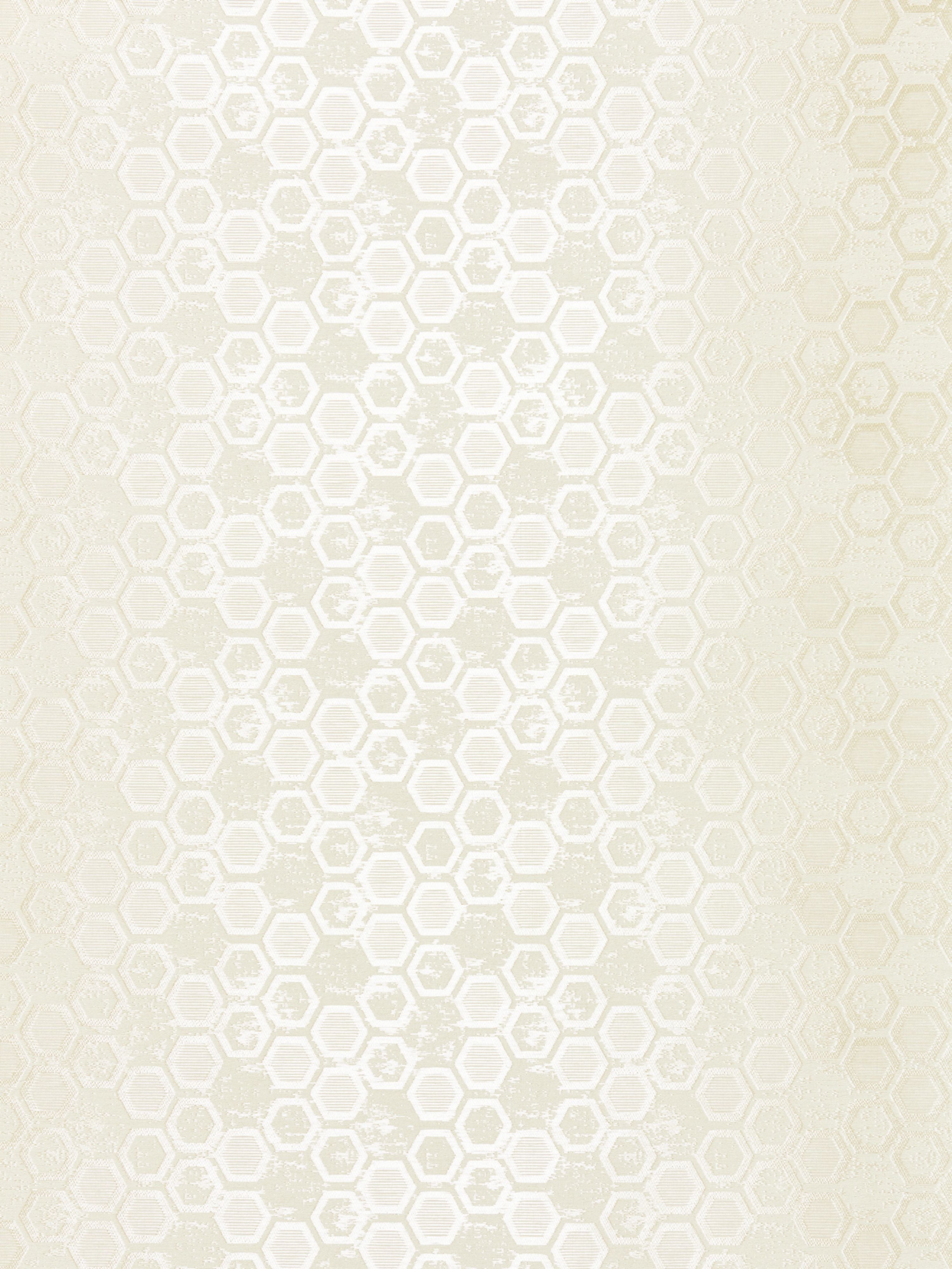 Hexagon Inspiration wallpaper in bone color - pattern number WTT 661421 - by Scalamandre in the collection