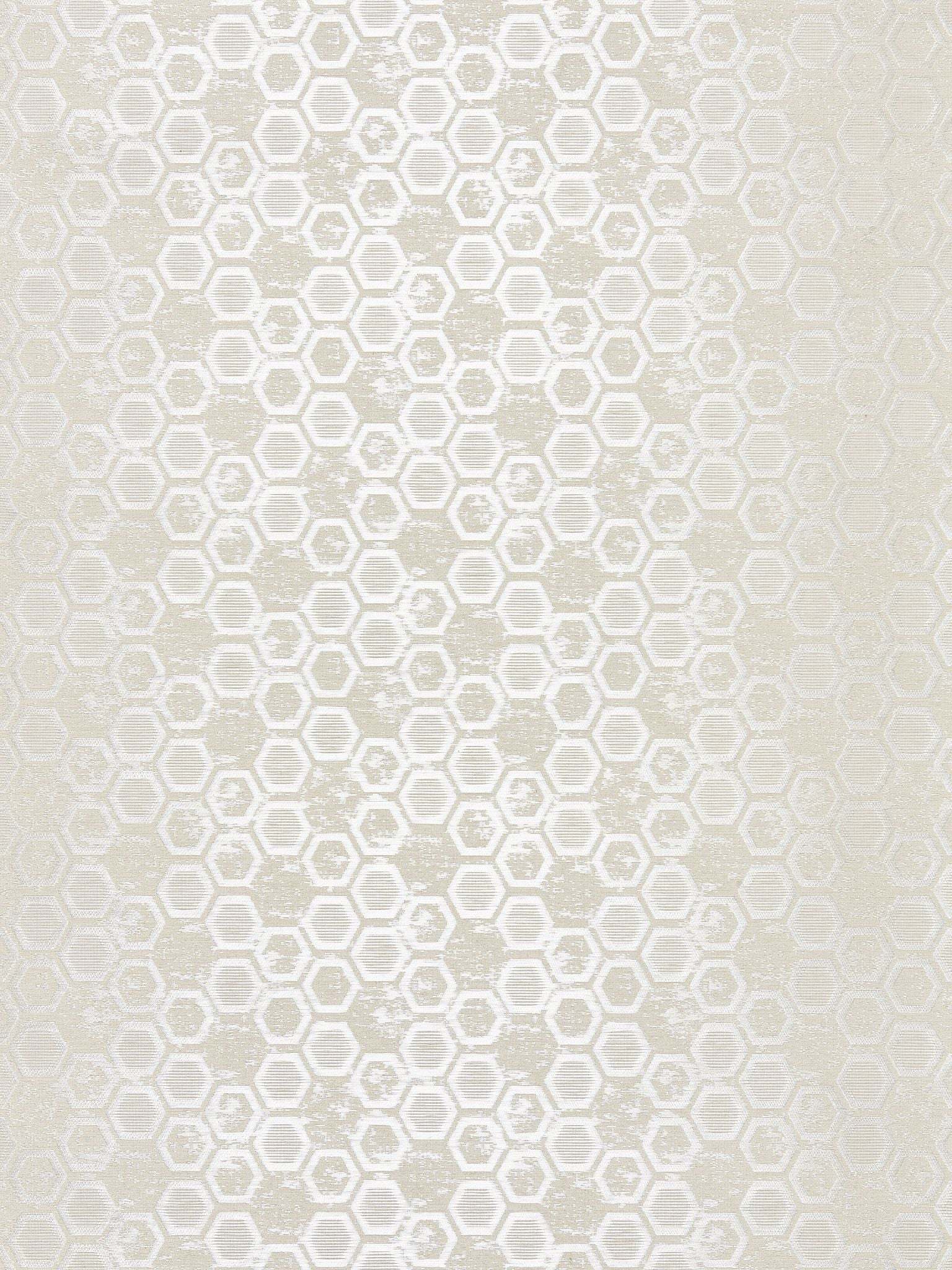 Hexagon Inspiration fabric in sand color - pattern number WTT 661422 - by Scalamandre in the collection