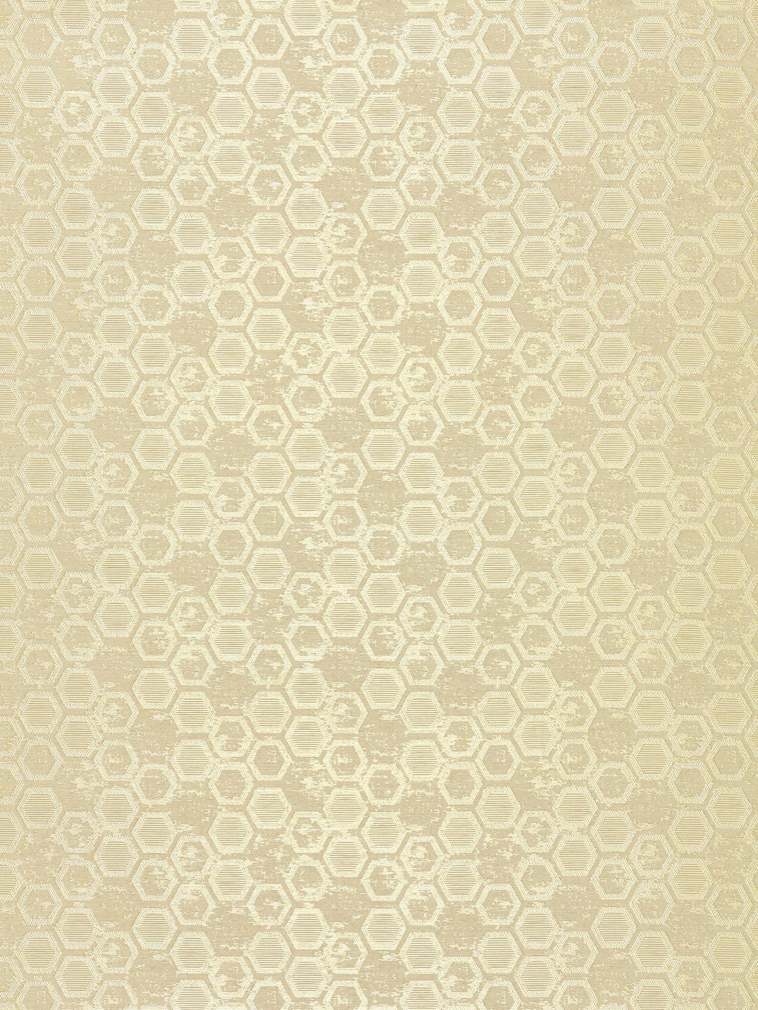 Hexagon Inspiration fabric in chamomille color - pattern number WTT 661423 - by Scalamandre in the collection