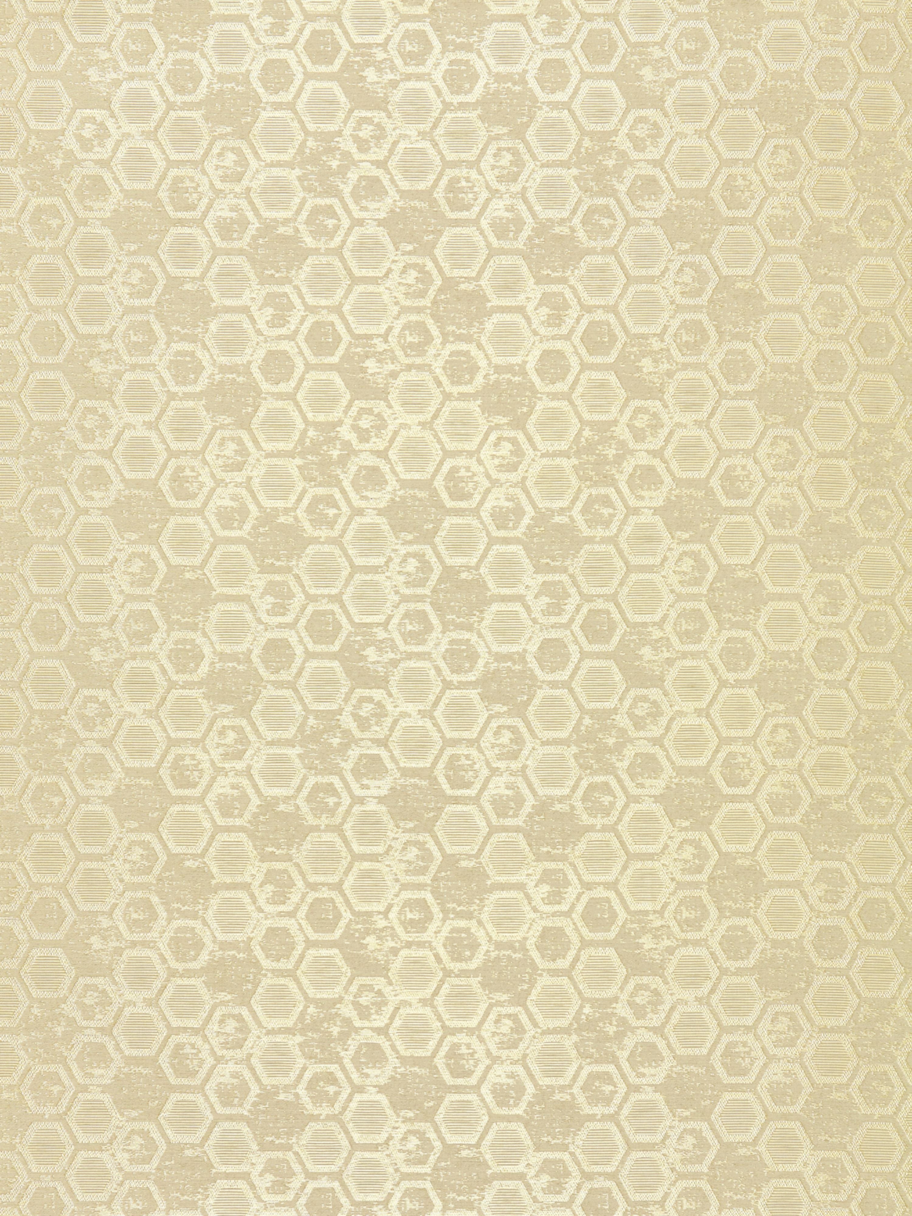 Hexagon Inspiration wallpaper in chamomille color - pattern number WTT 661423 - by Scalamandre in the collection