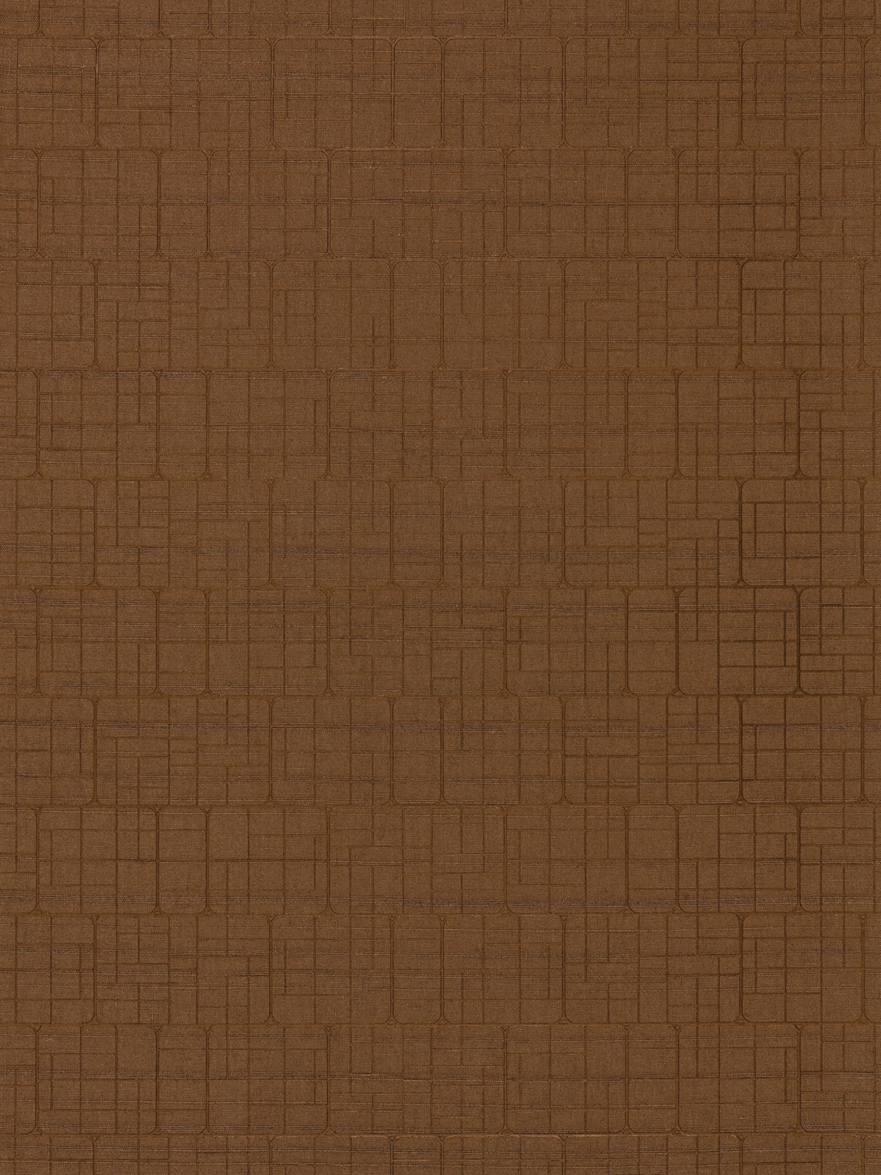 Mechanical Workmanship wallpaper in copper color - pattern number WTT 661518 - by Scalamandre in the collection