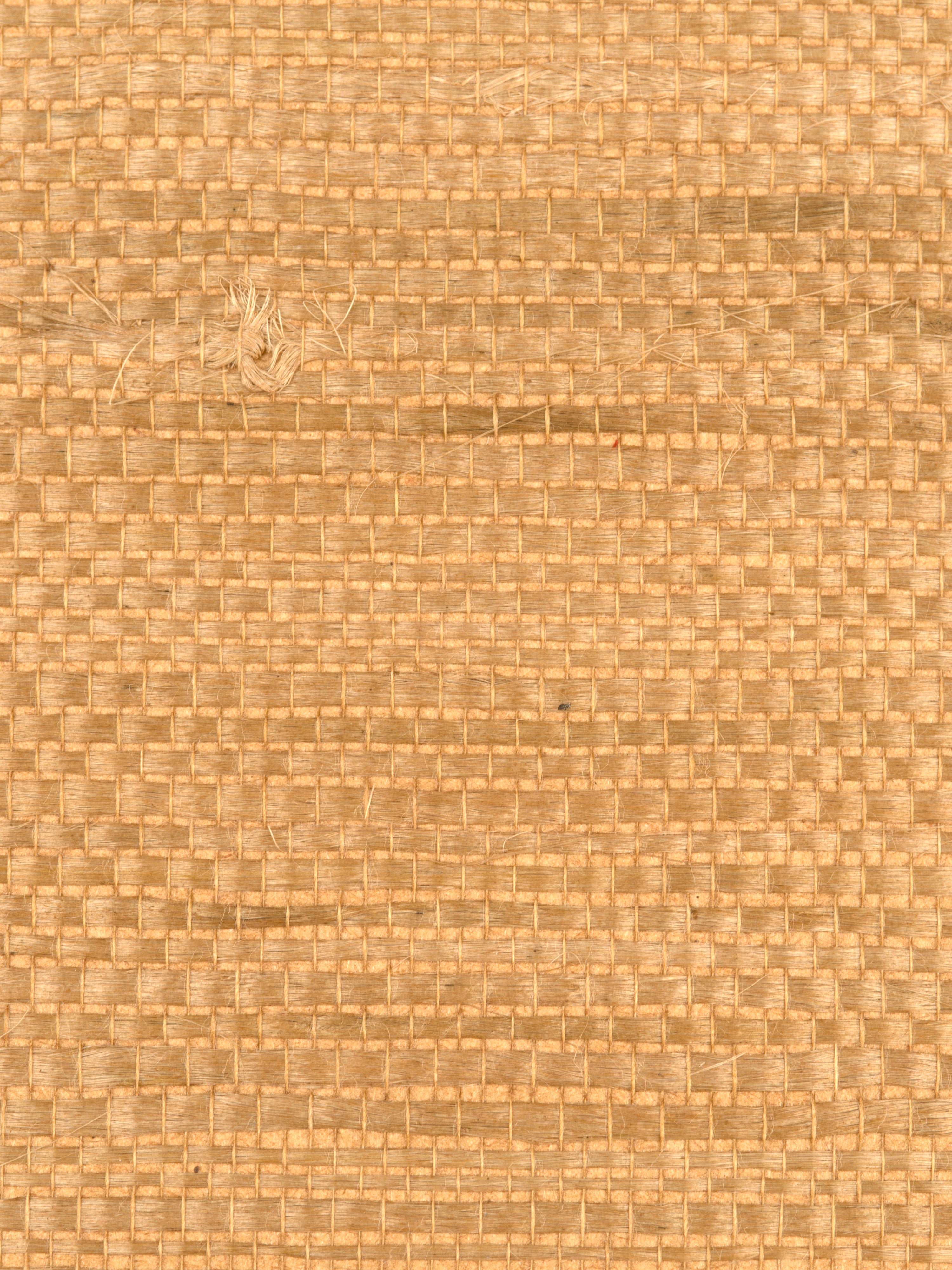Justin Jute wallpaper in tobacco color - pattern number WTW 0431JUST - by Scalamandre in the collection
