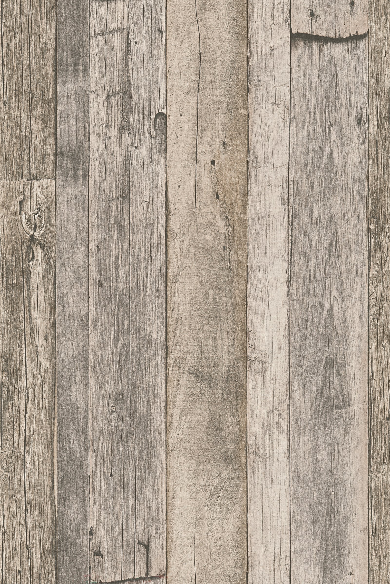 Reclaimed Wood Effect Motif wallpaper in beige color - pattern number WW22213 - by Galerie in the The Woods and Wicker collection