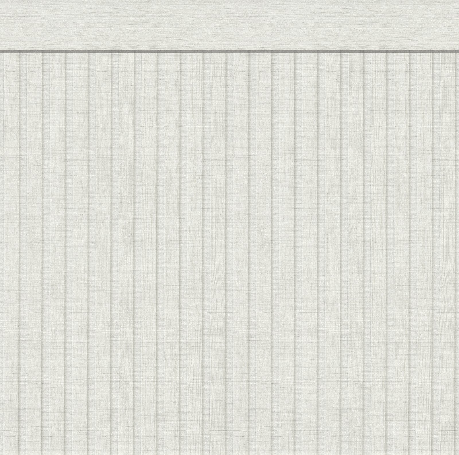 Dado Panel Effect Motif mural in silver grey color - pattern number WW22224 - by Galerie in the The Woods and Wicker collection