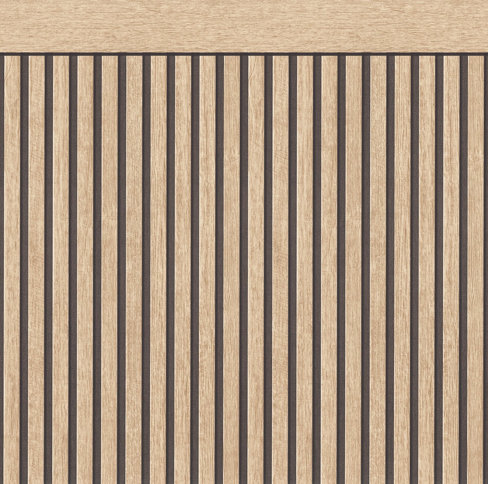 Dado Panel Effect Motif mural in bronze brown color - pattern number WW22226 - by Galerie in the The Woods and Wicker collection