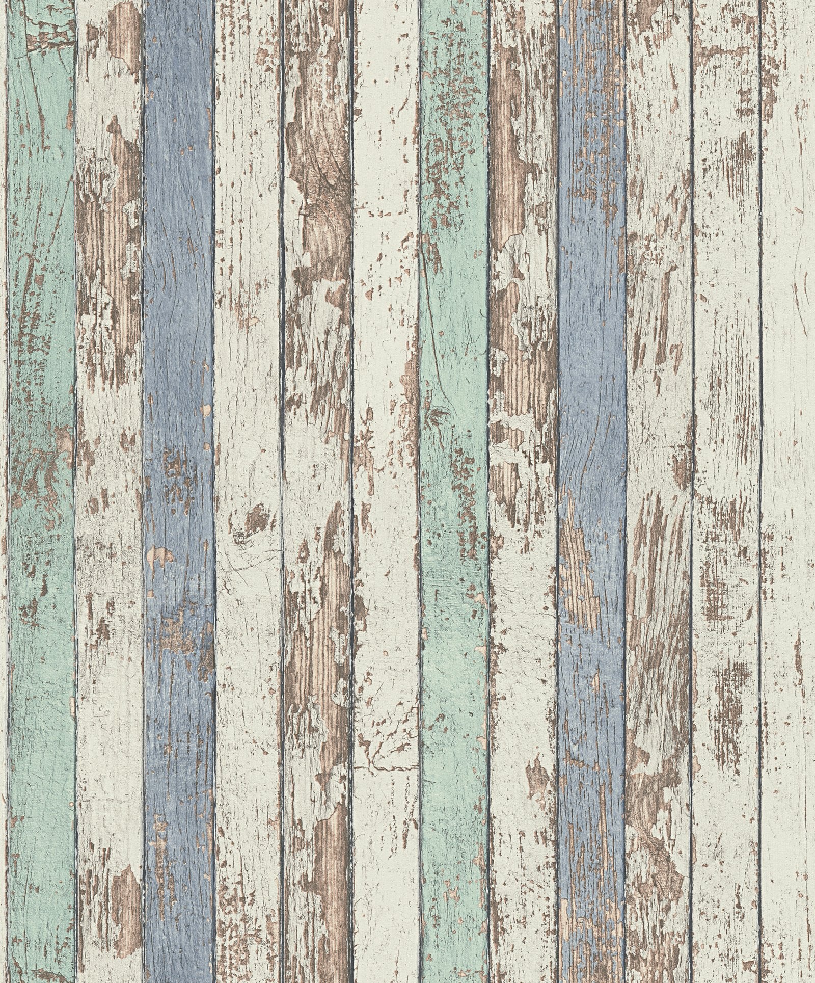 Narrow Wood Stripe Effect Motif wallpaper in multi-coloured color - pattern number WW22234 - by Galerie in the The Woods and Wicker collection