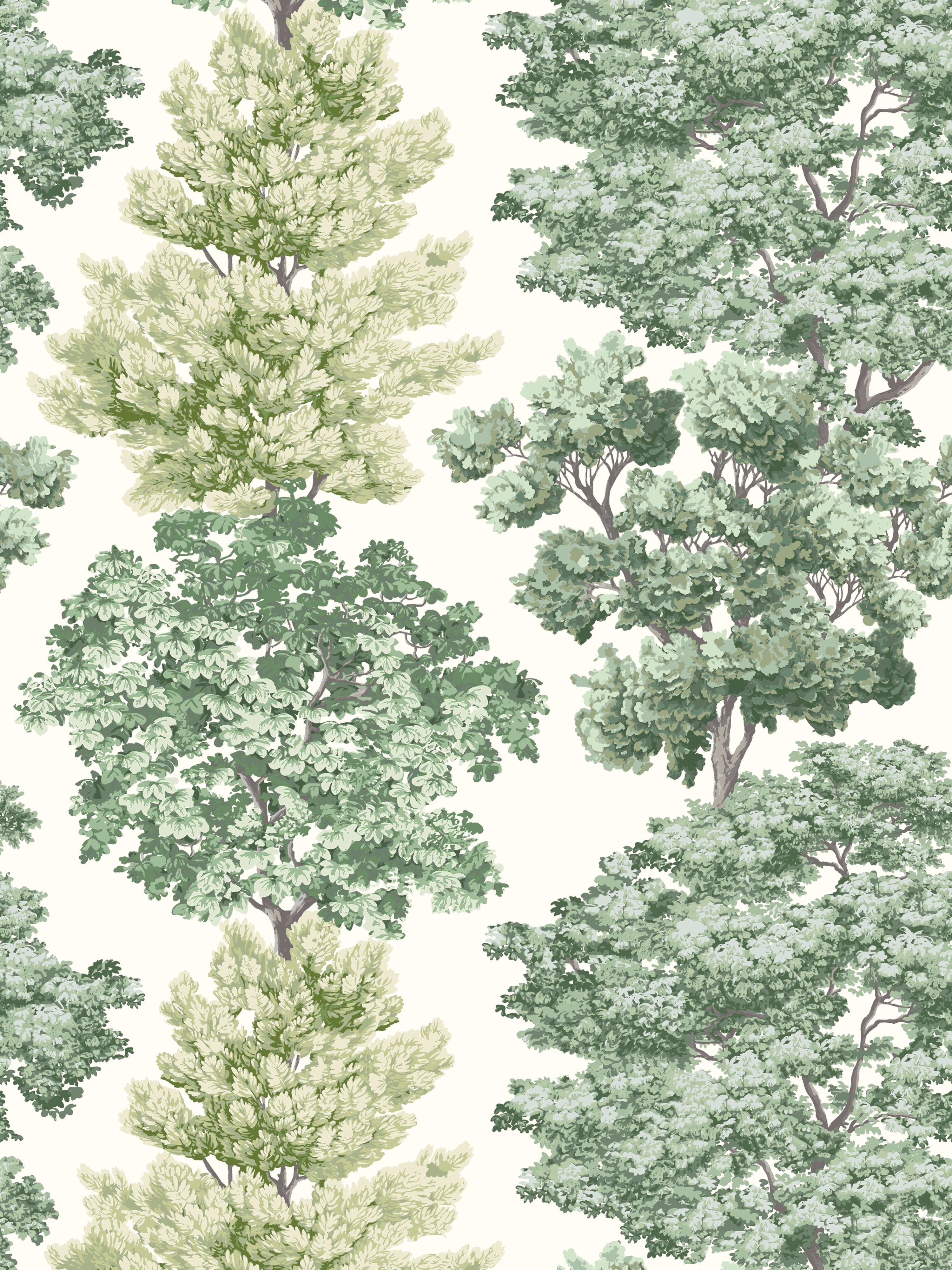 Central Park wallpaper in green color - pattern number WW 0001WP88583D - by Scalamandre in the collection