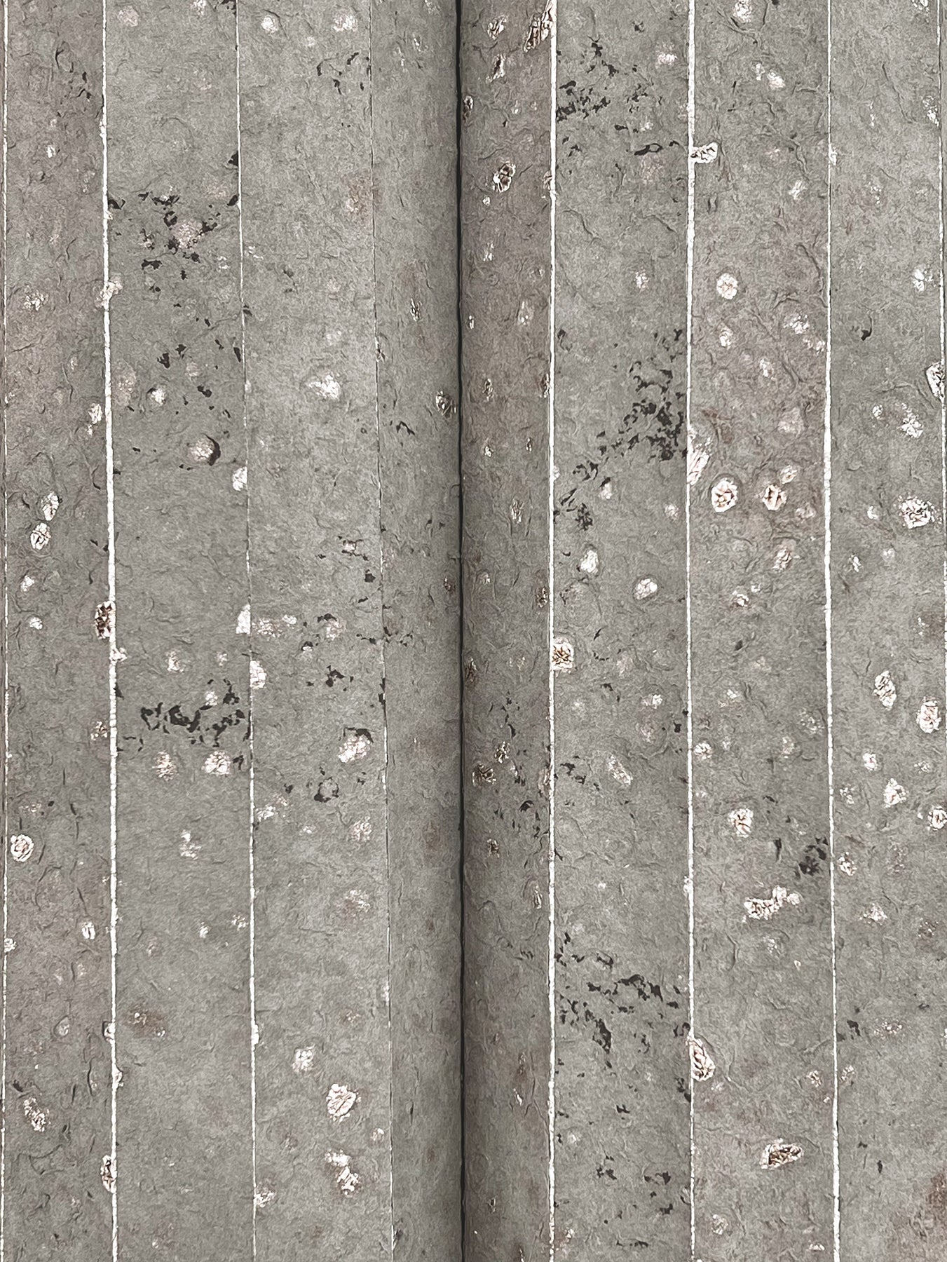 Handcrafted Paper wallpaper in dark taupe color - pattern number YGL7009 - by Ronald Redding in the Natural Palette Resource collection