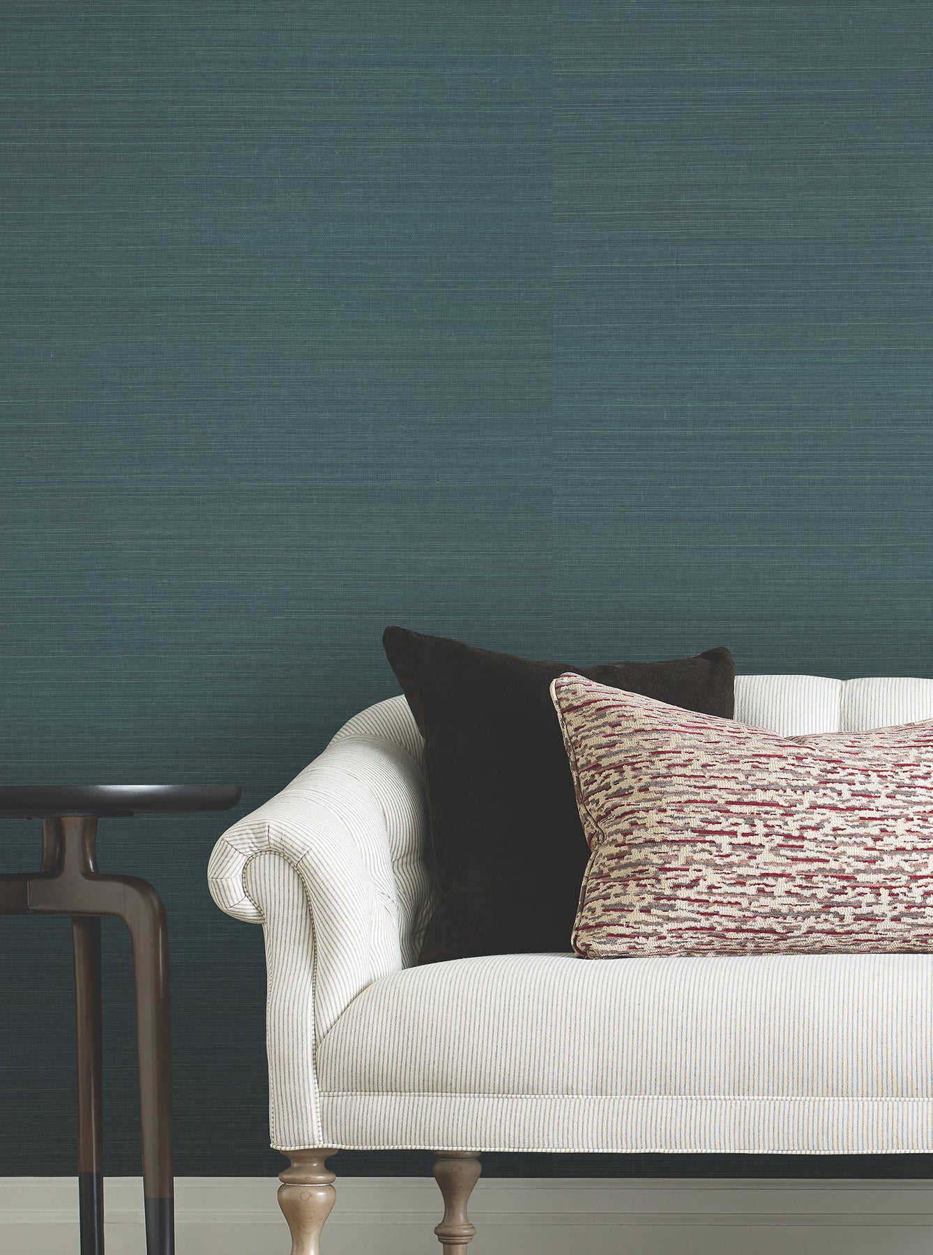 Maguey Sisal wallpaper in aegean blue color - pattern number YGL7063 - by Ronald Redding in the Natural Palette Resource collection