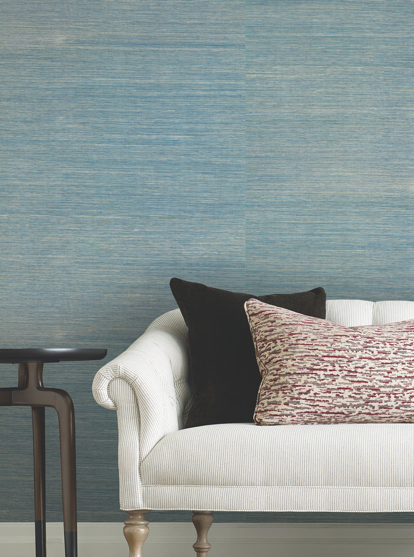 Maguey Sisal wallpaper in vanilla turquoise color - pattern number YGL7086 - by Ronald Redding in the Natural Palette Resource collection