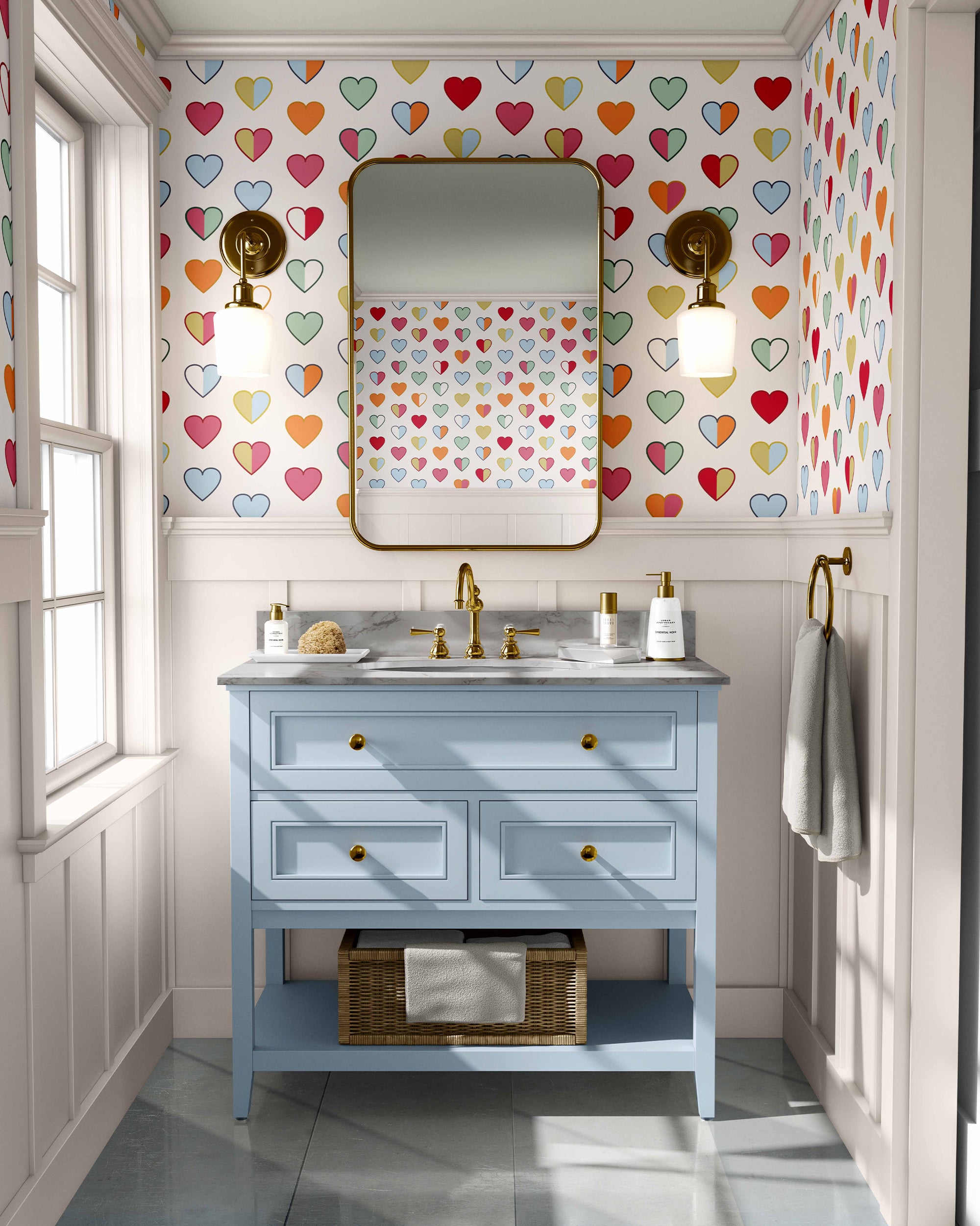 Amour Peel and Stick Wallpaper in Multi color - pattern number KK771_Multi_KH306 - by Katie Kime in the collection