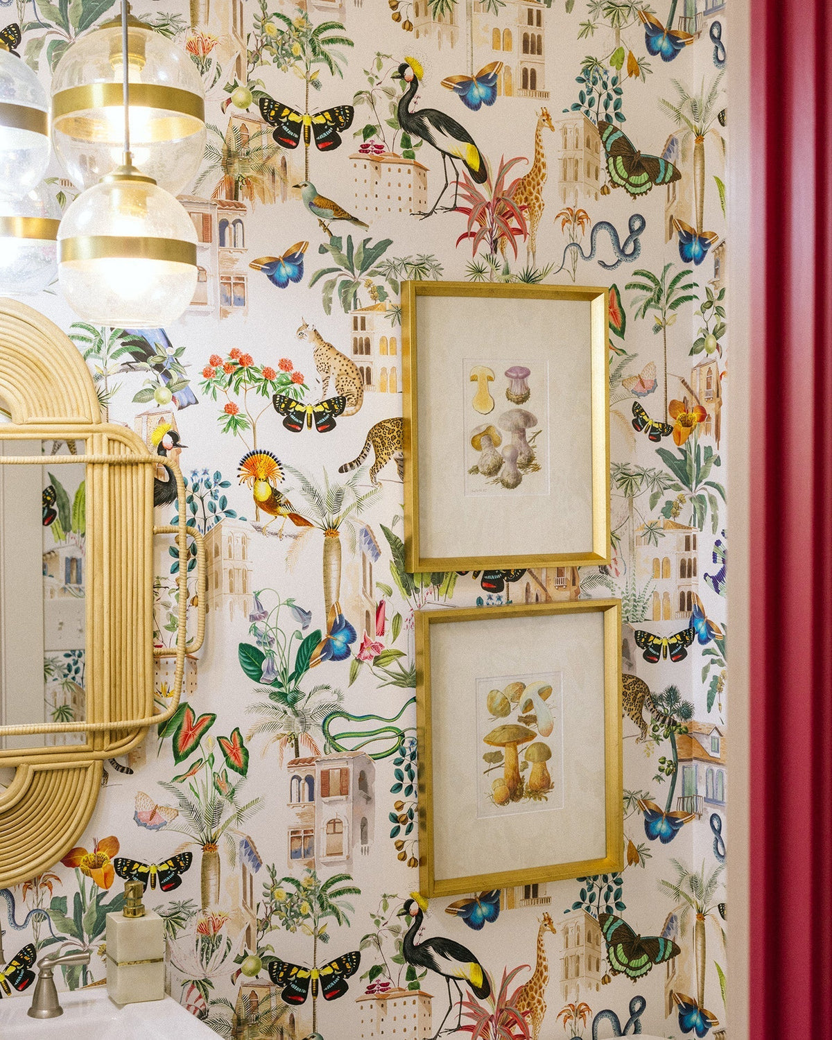 Animal Kingdom Wallpaper in Multi color - pattern number KK762_Multi_KH300 - by Katie Kime in the collection