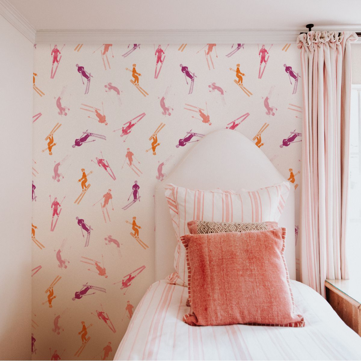 Bluebird Day Peel and Stick Wallpaper in Multi color - pattern number KK182_Multi_KH306 - by Katie Kime in the collection