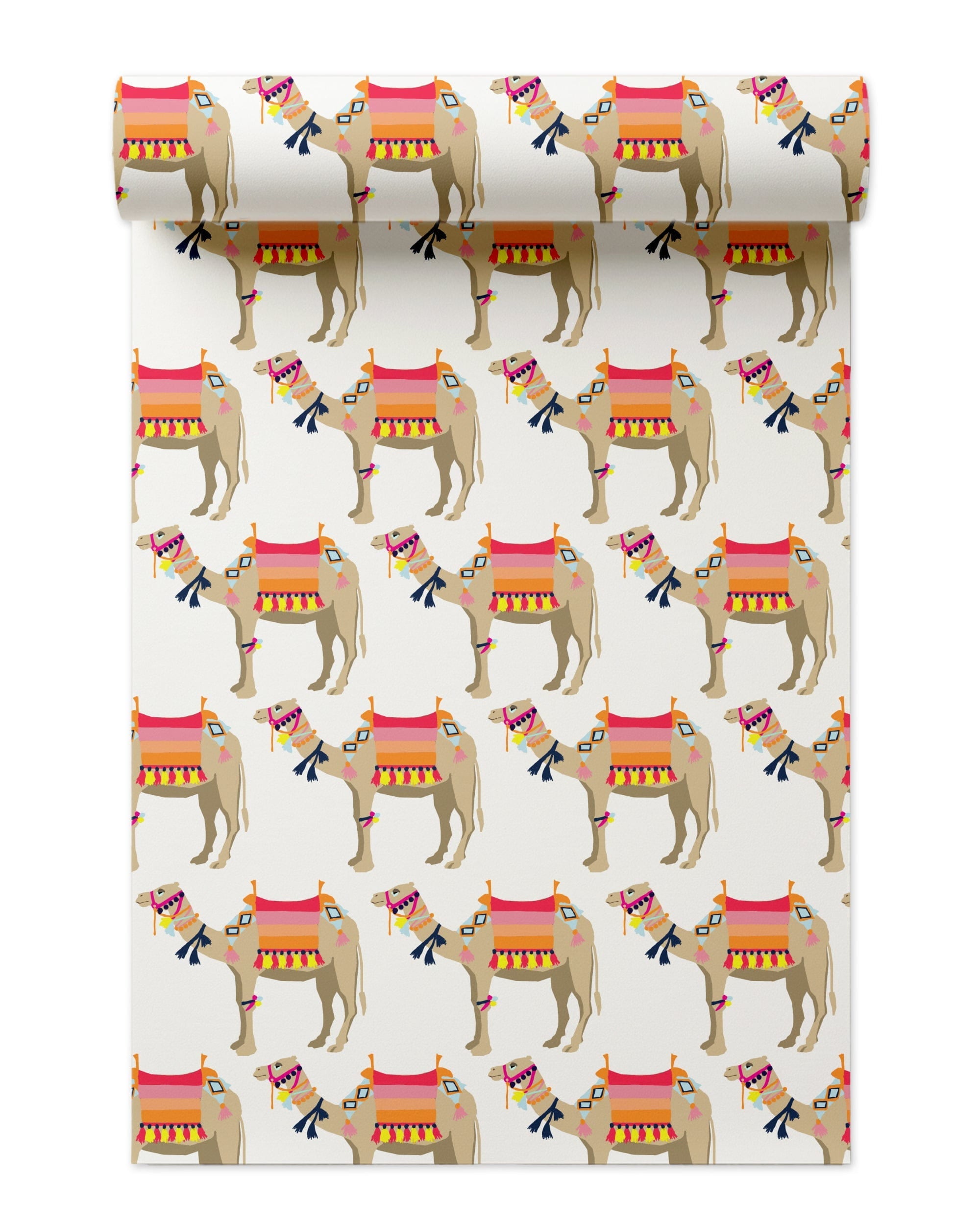 Camel Peel and Stick Wallpaper in Multi color - pattern number KK17047_Multi_KH306 - by Katie Kime in the collection