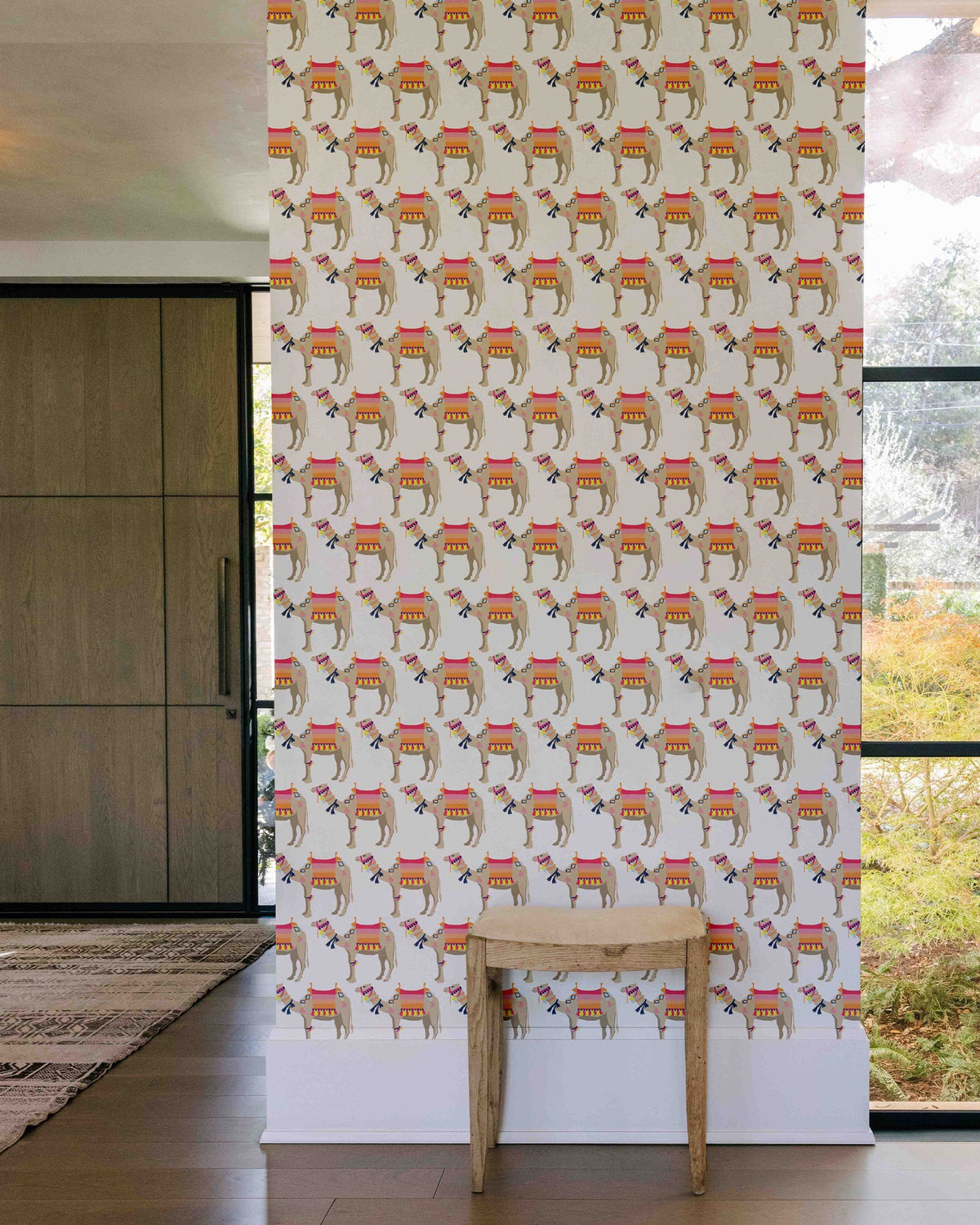 Camel Peel and Stick Wallpaper in Multi color - pattern number KK17047_Multi_KH306 - by Katie Kime in the collection
