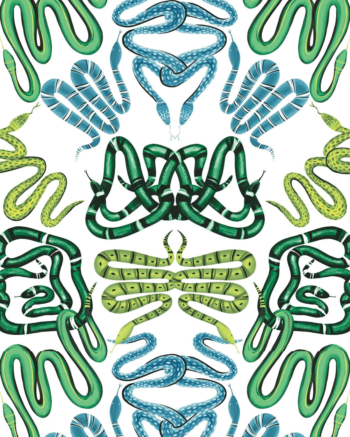 Charmed Wallpaper in Green color - pattern number KK710_Green_KH300 - by Katie Kime in the collection
